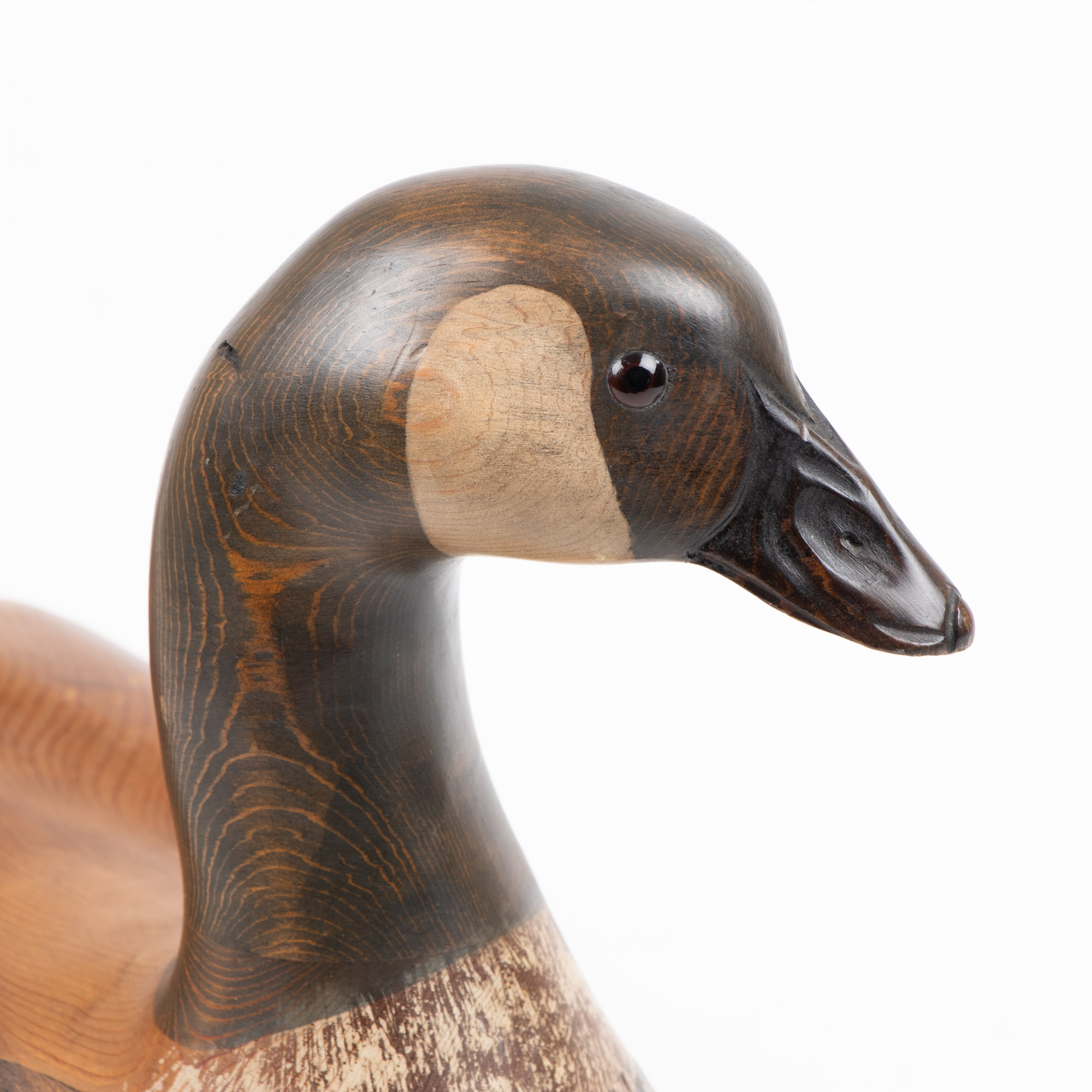 Tom Taber Carved and Painted Canadian Goose Decoy