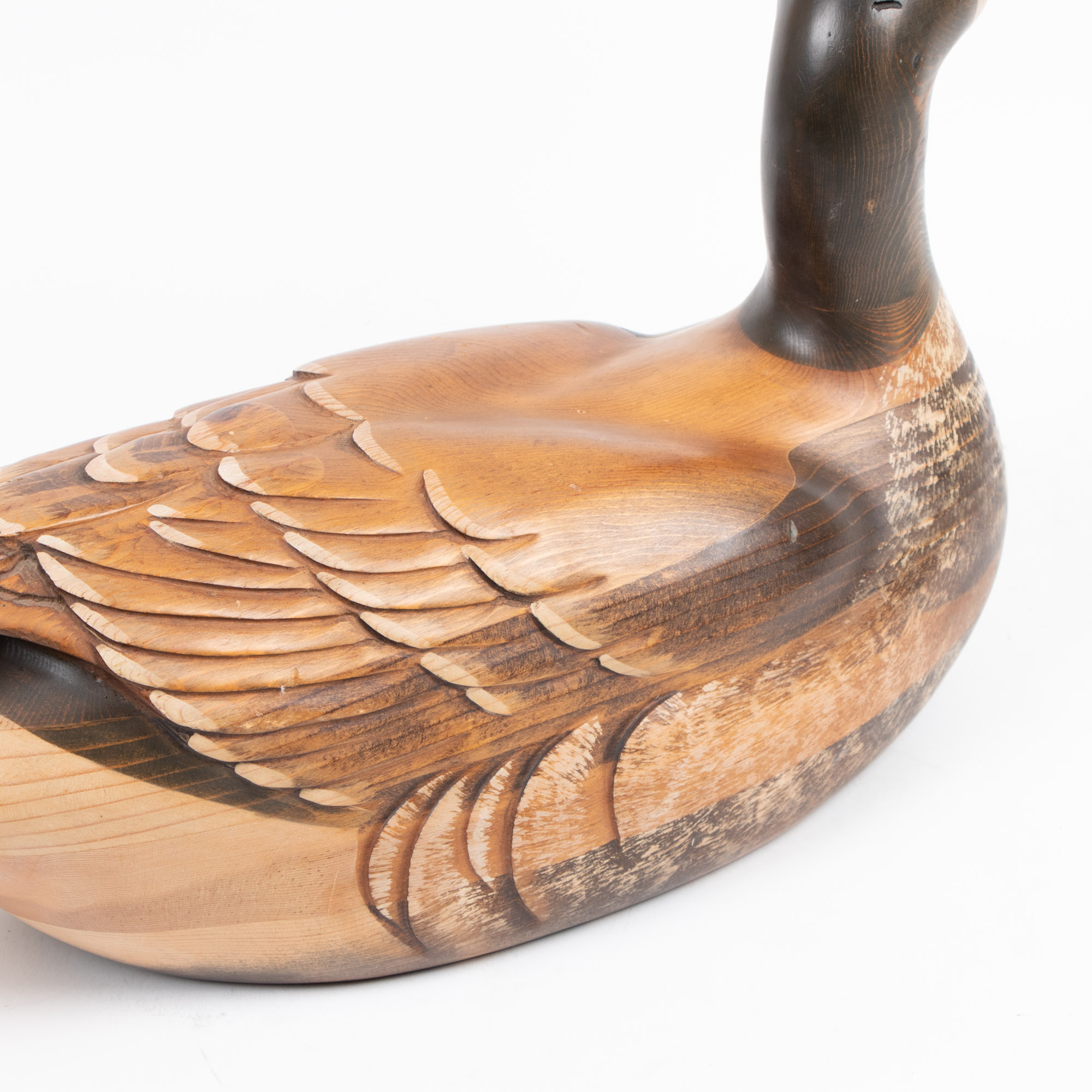 Tom Taber Carved and Painted Canadian Goose Decoy