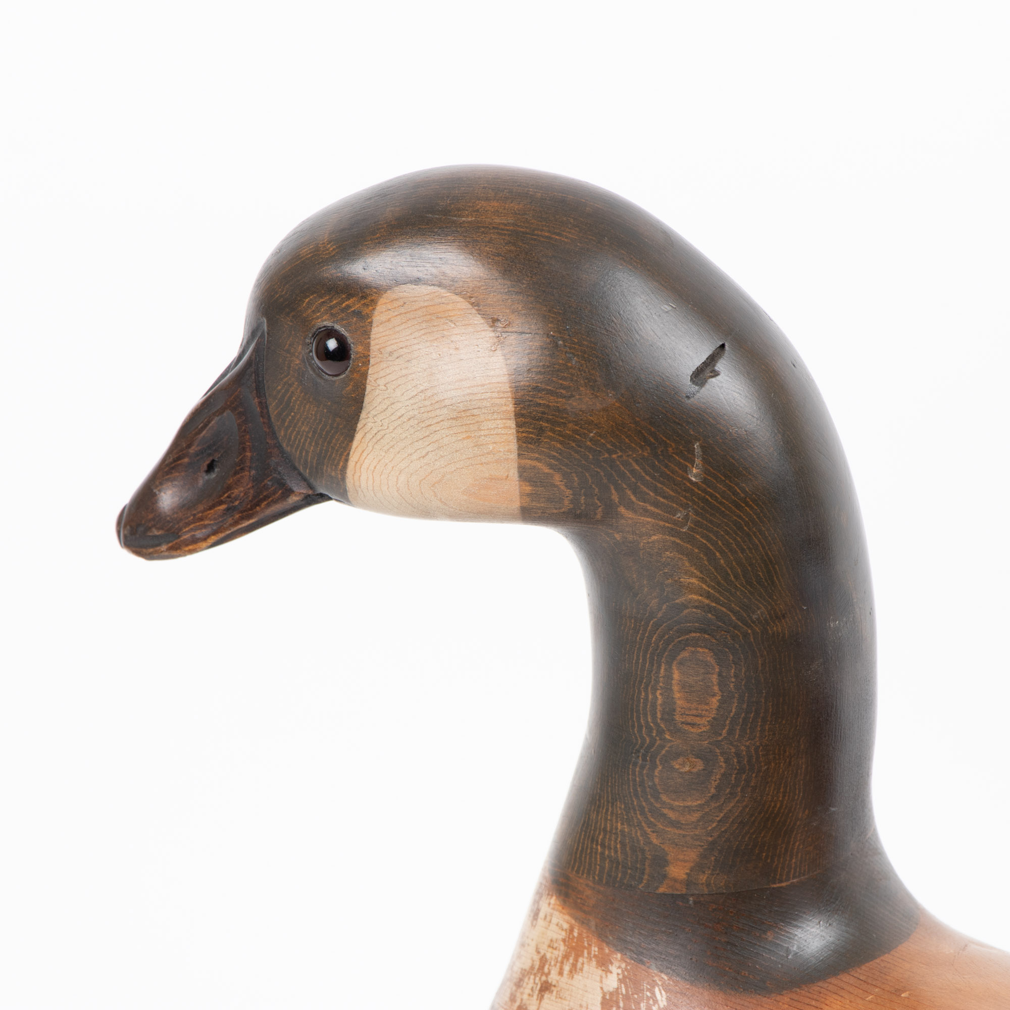 Tom Taber Carved and Painted Canadian Goose Decoy