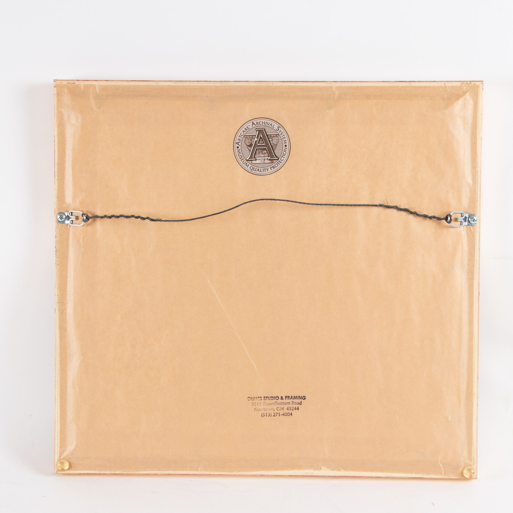 Earnest Williams Watercolor Painting of Rural Barns