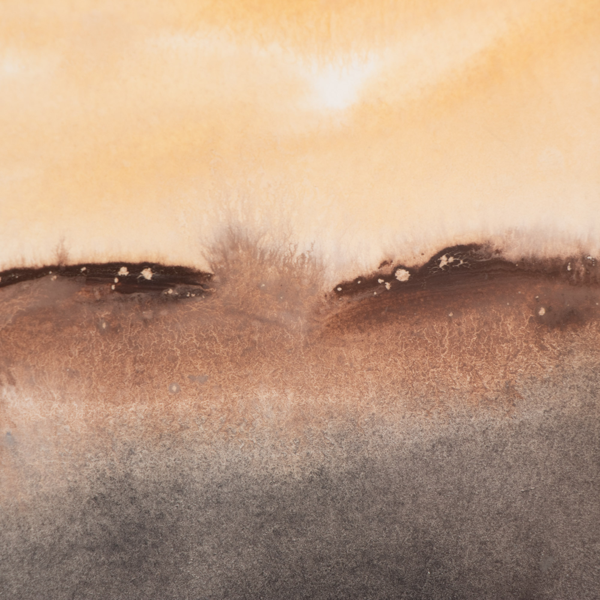 Earnest Williams Watercolor Painting of Rural Barns