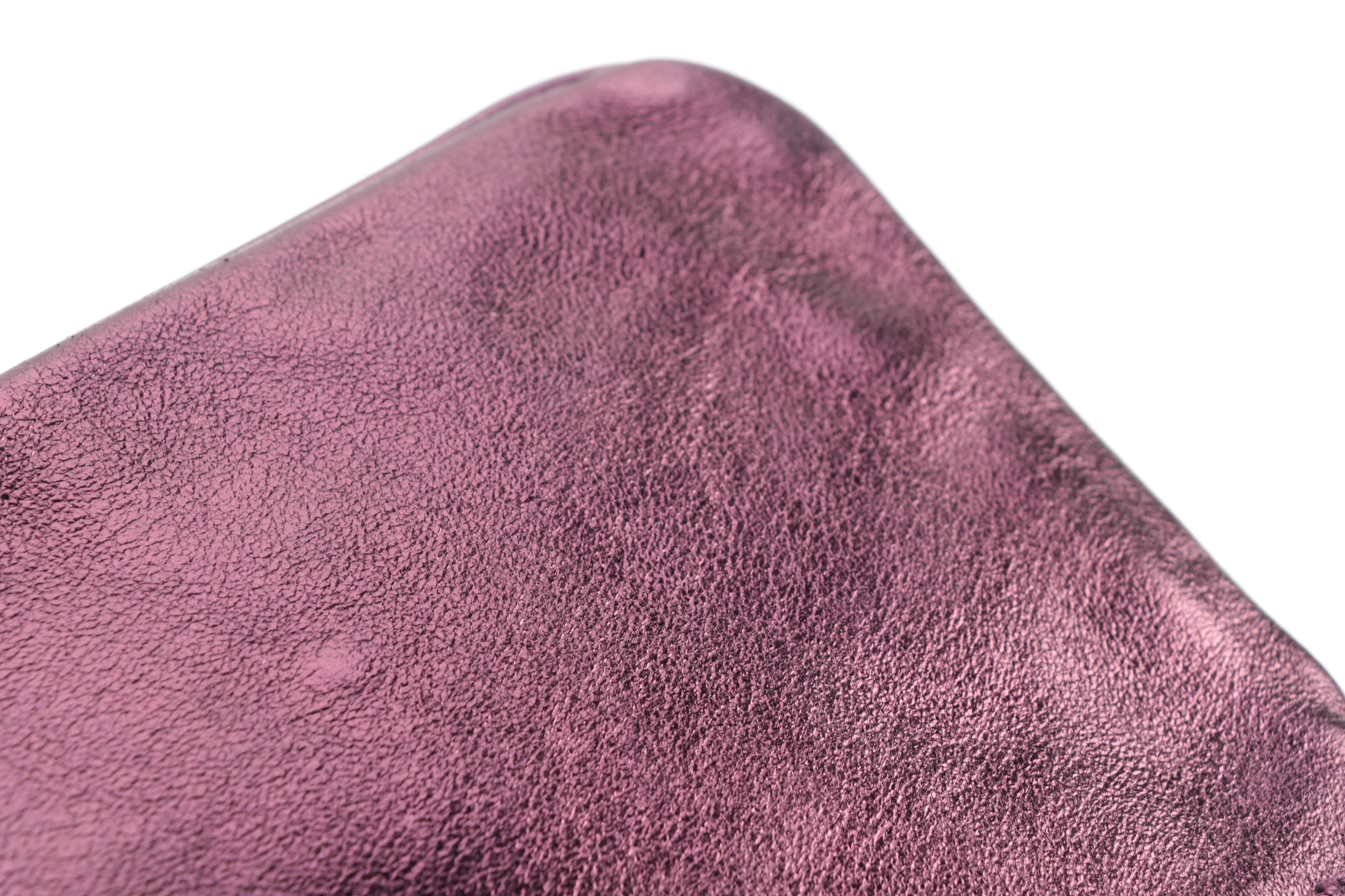 Tiffany & Co. Grand Reversible Tote in Metallic Leather and Suede with Pouch