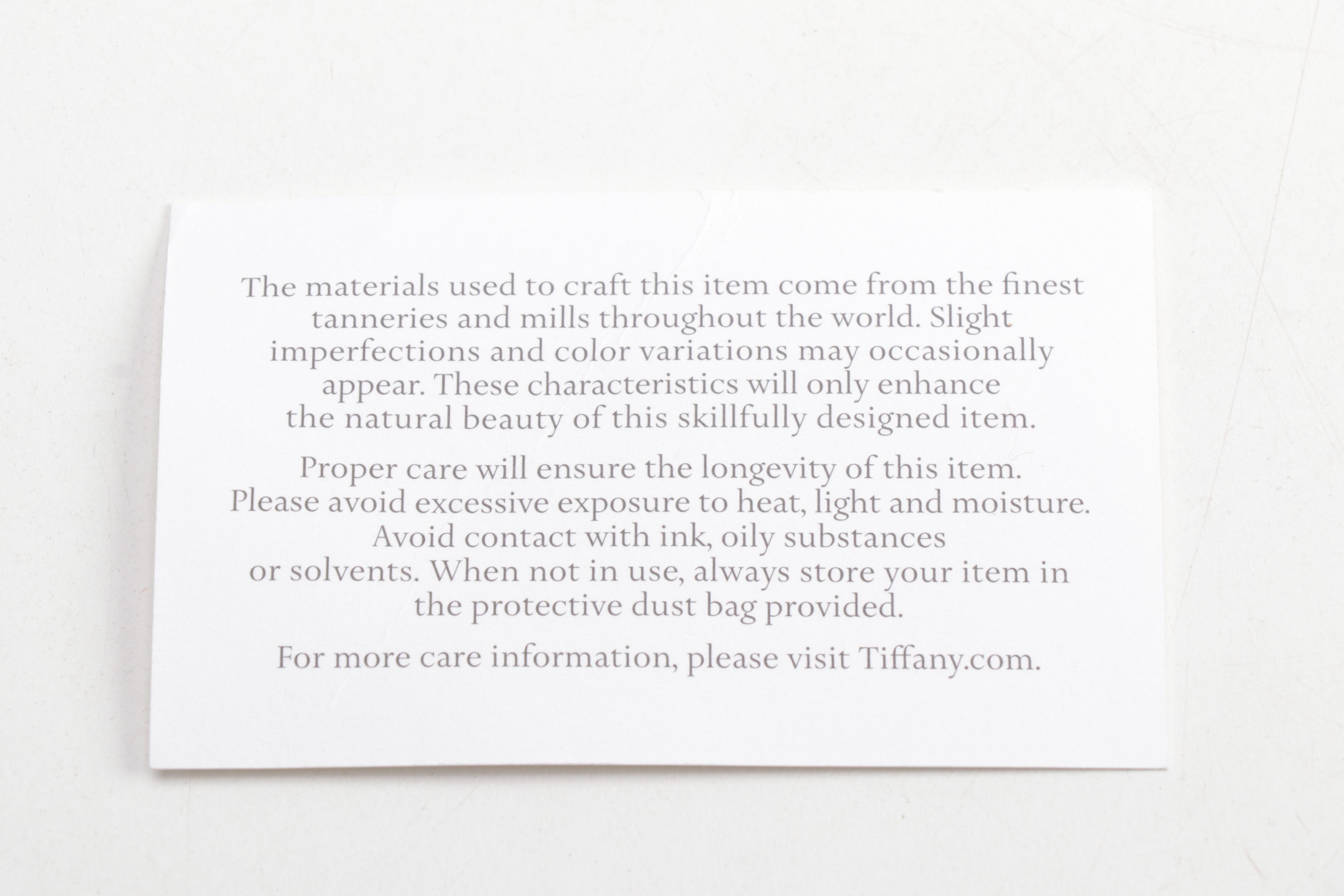 Tiffany & Co. Grand Reversible Tote in Metallic Leather and Suede with Pouch