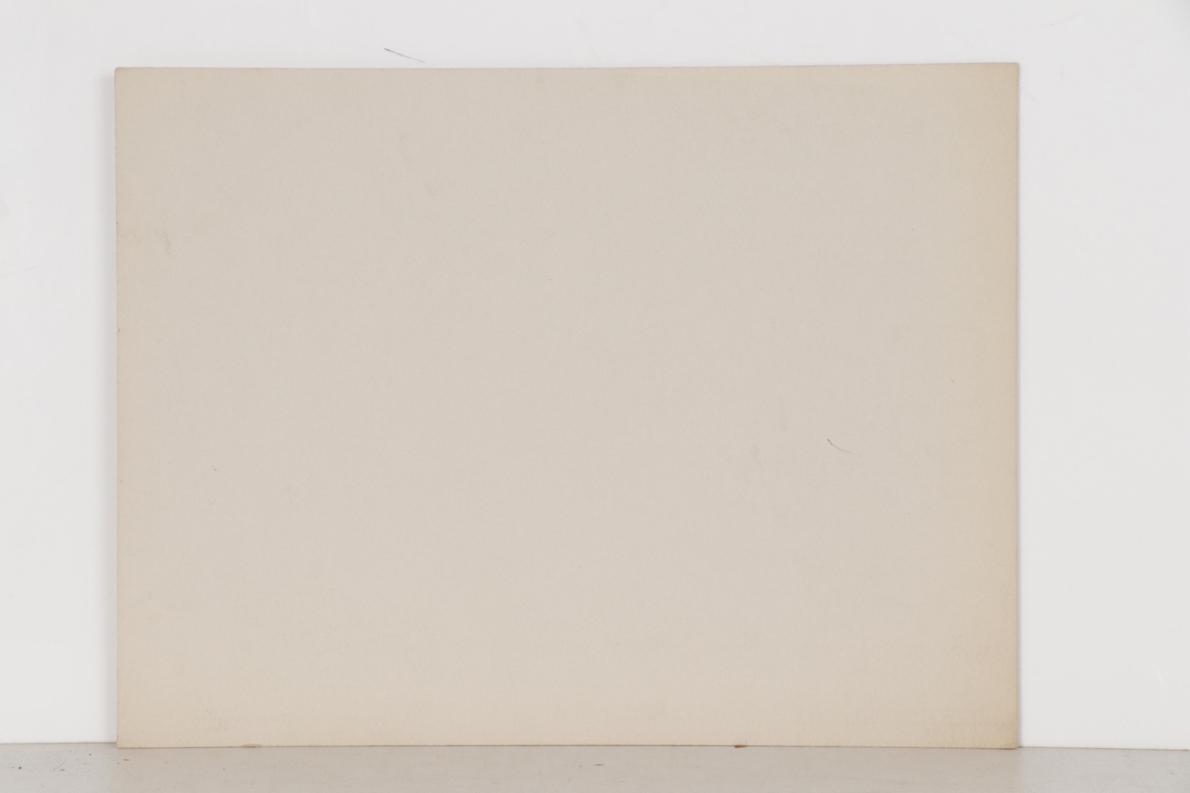 Leonard Maurer Abstract Woodblock, Mid 20th Century