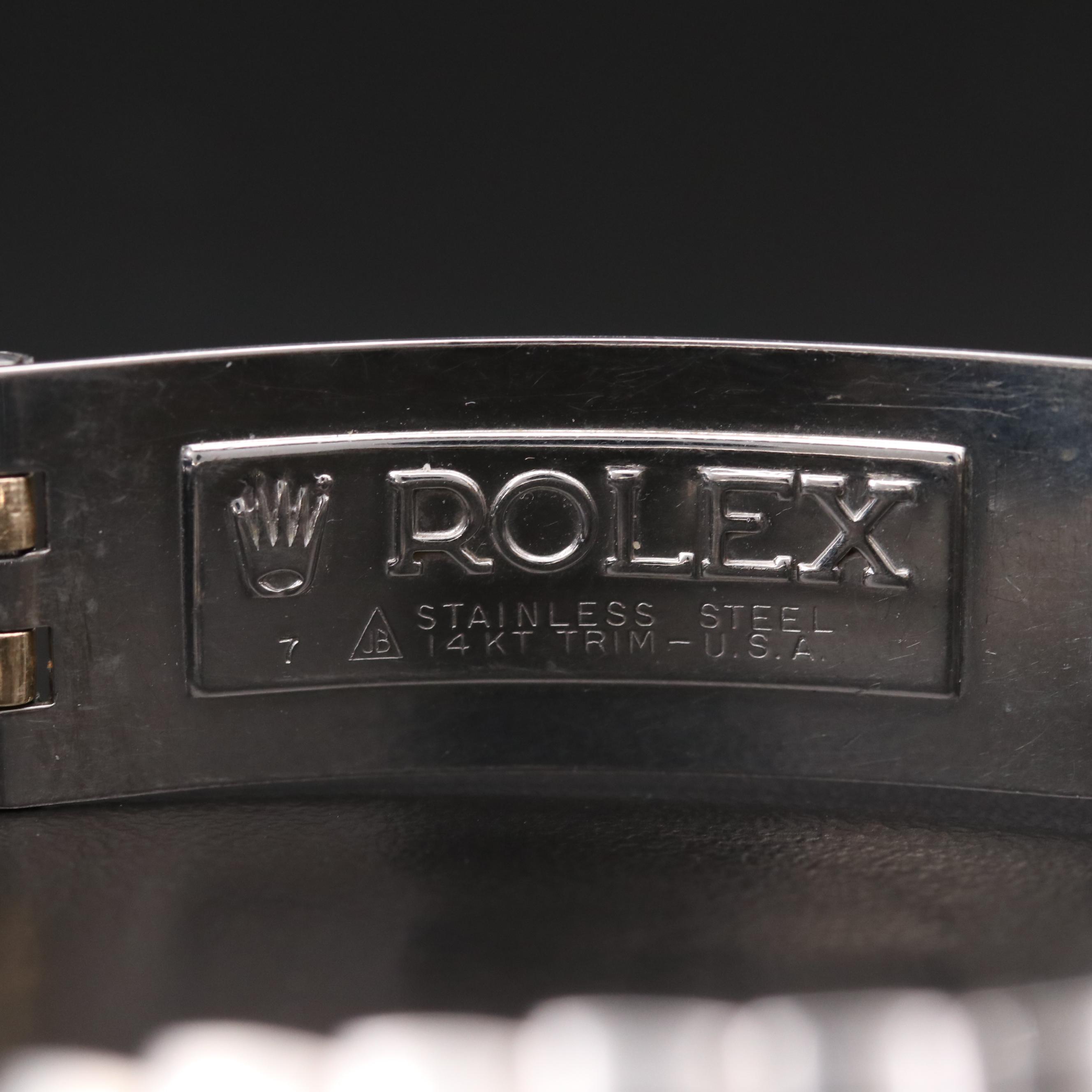 1966 Rolex Datejust 14K Gold and Stainless Steel Automatic Watch