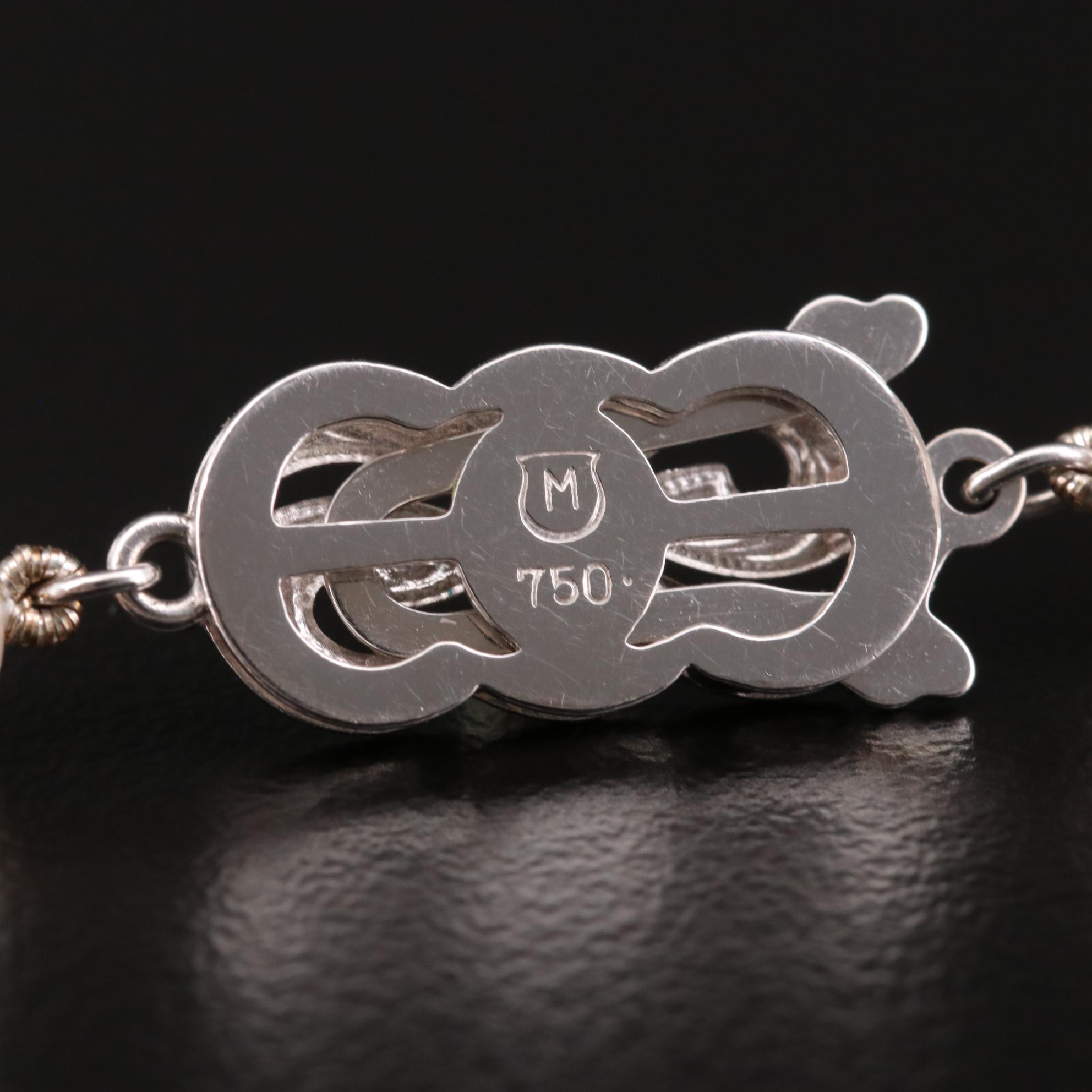 Mikimoto Single Strand Pearl Necklace with 18K Gold Clasp