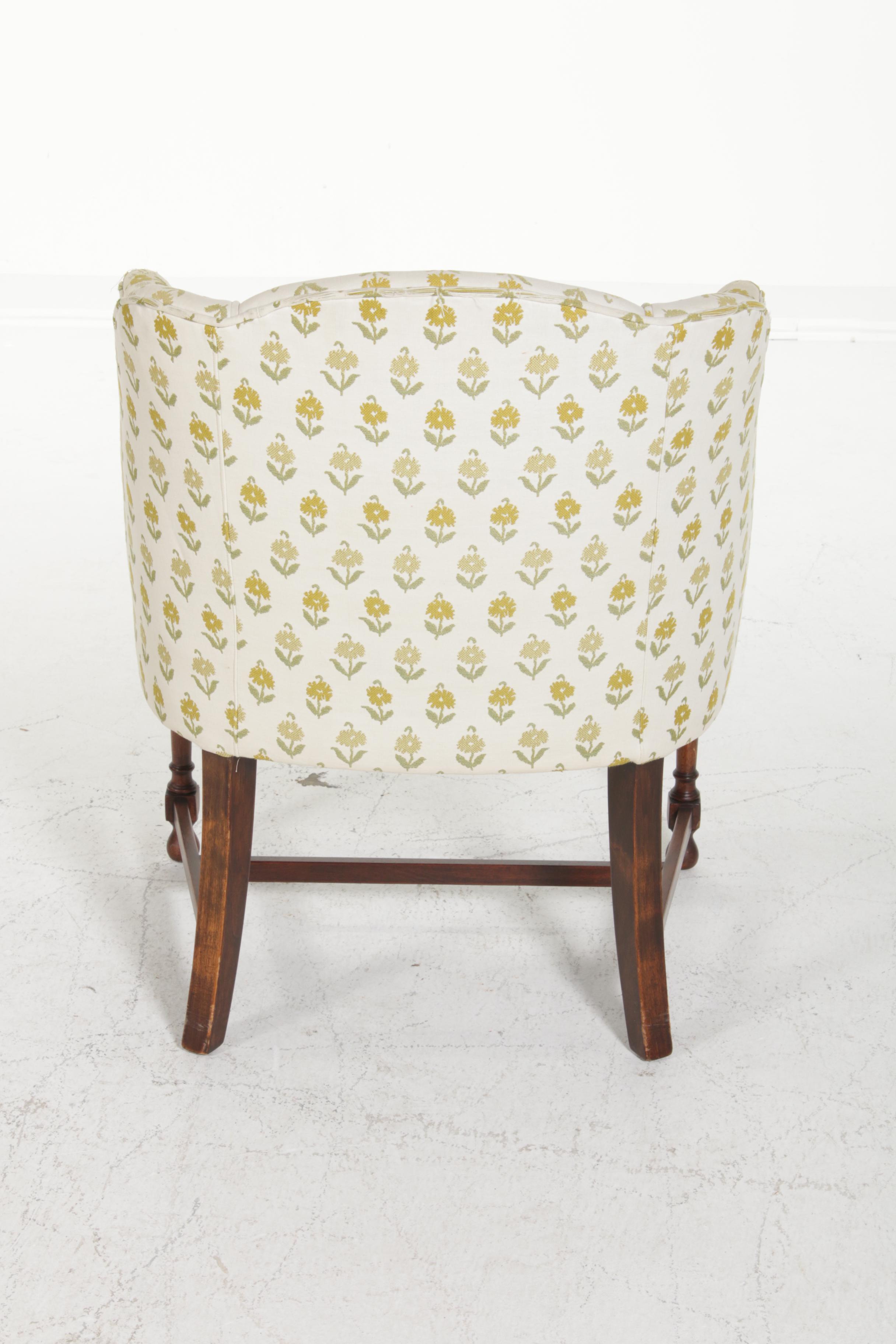 Sheraton Style Club Chair, Mid to Late 20th Century