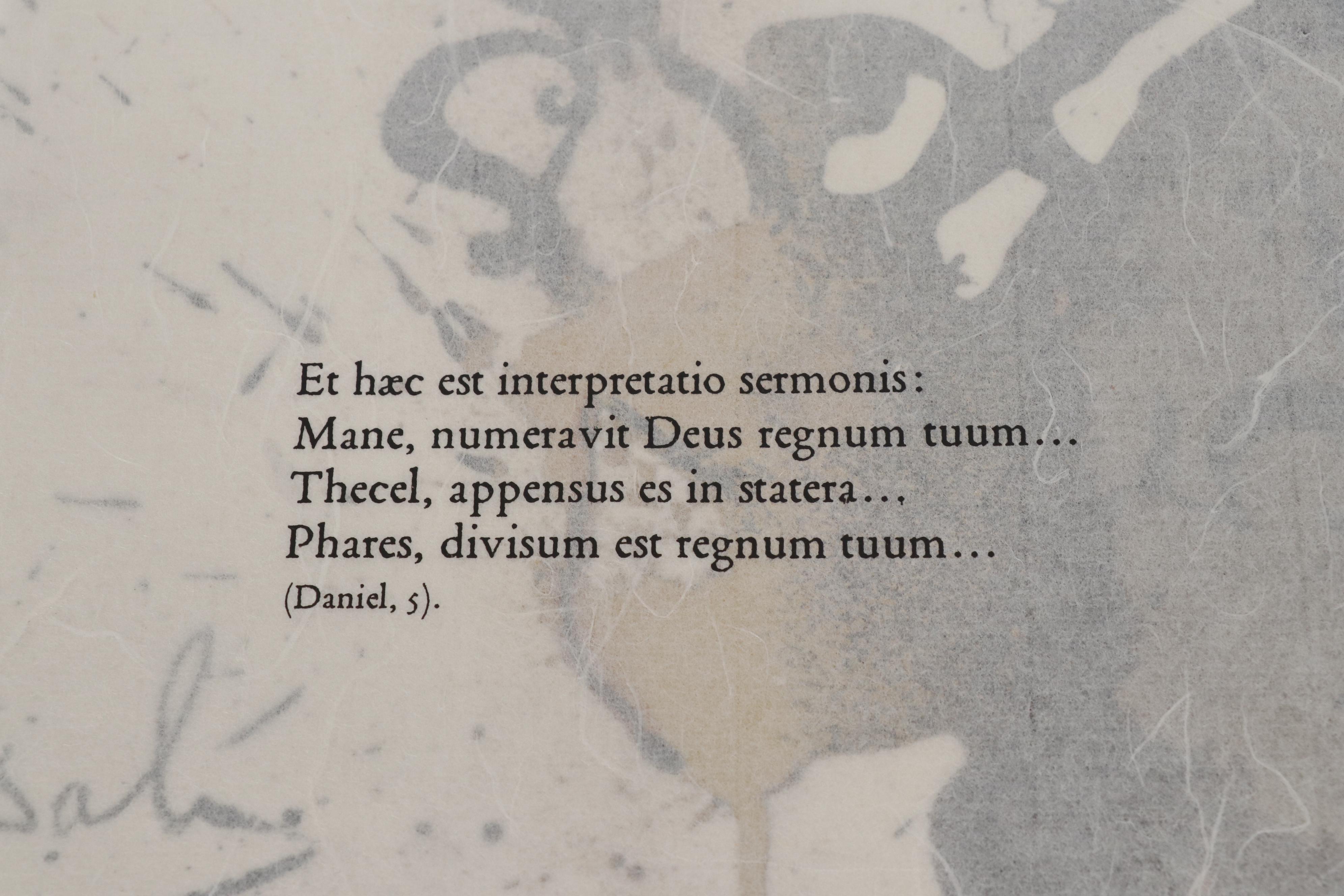 Salvador Dali Lithograph from "Biblia Sacra", 1969