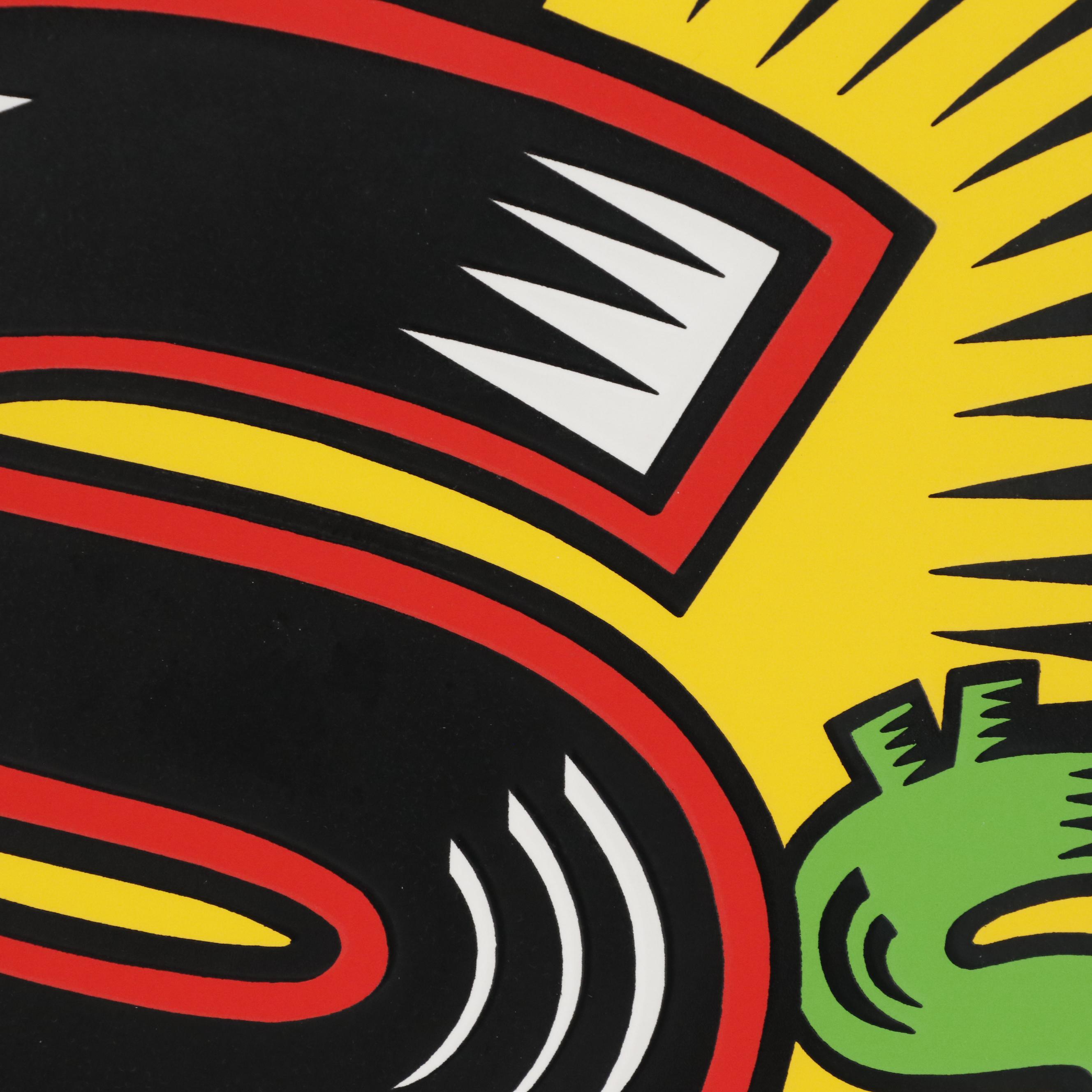 Burton Morris Pop Art Serigraph "The Buck", 1997