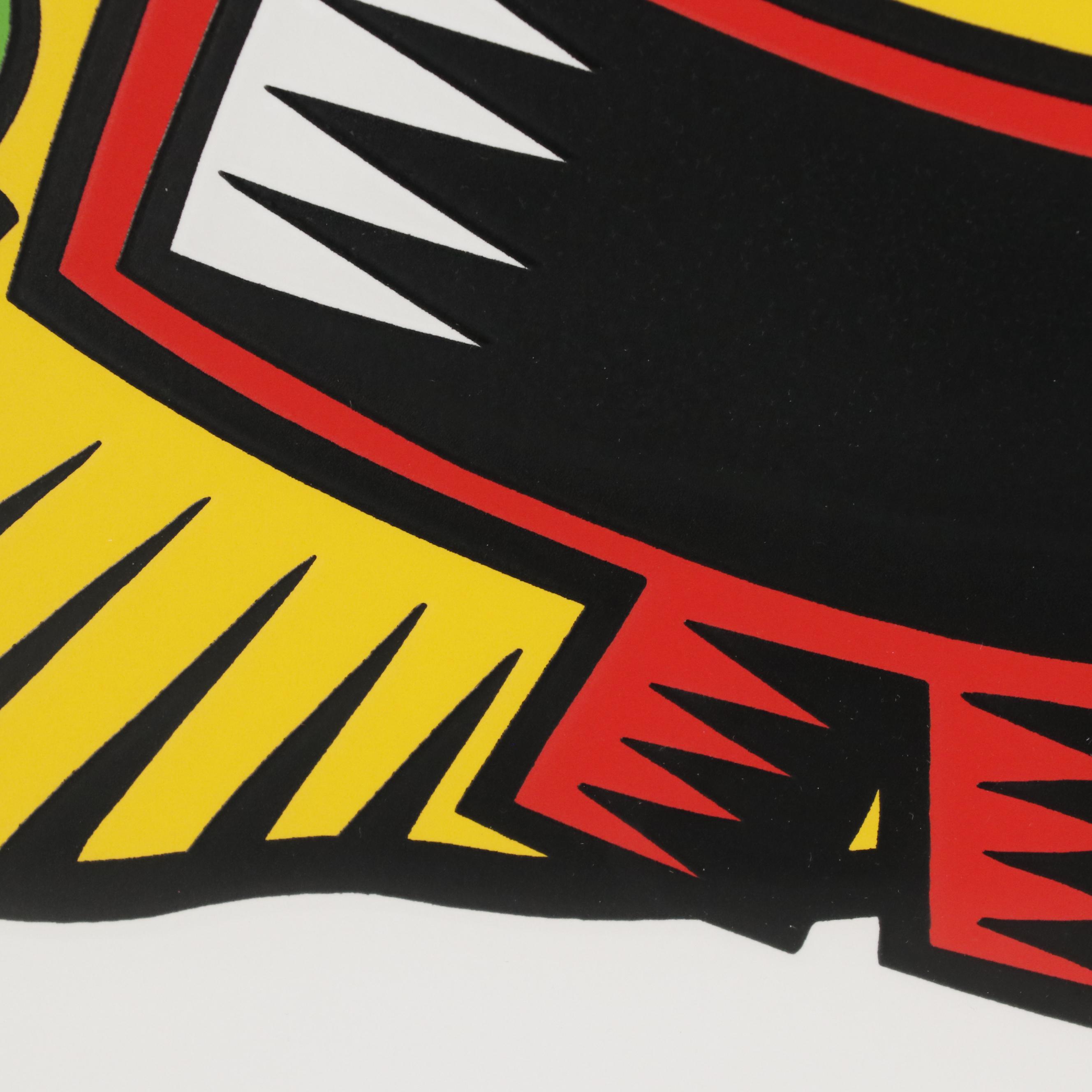 Burton Morris Pop Art Serigraph "The Buck", 1997