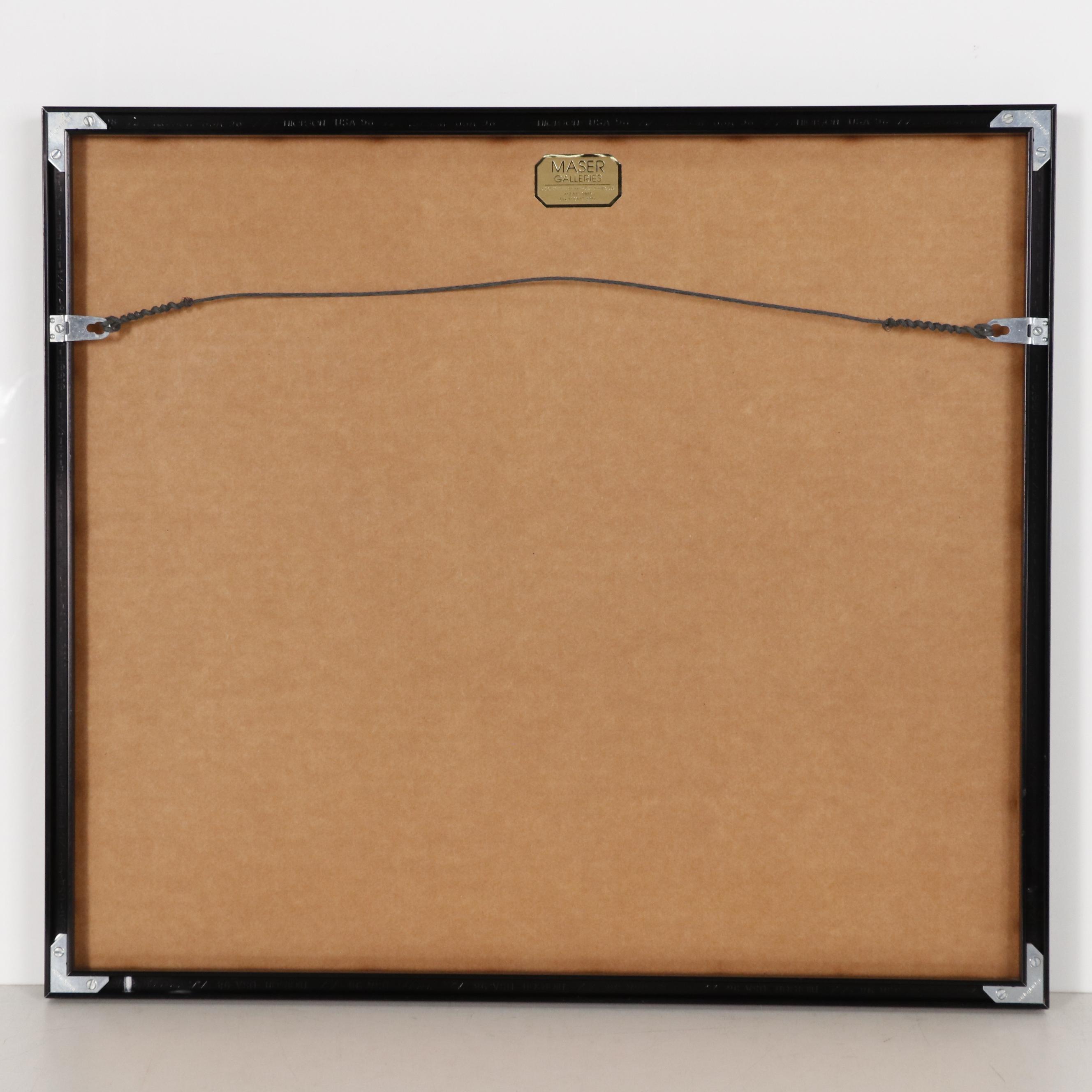 Burton Morris Pop Art Serigraph "The Buck", 1997