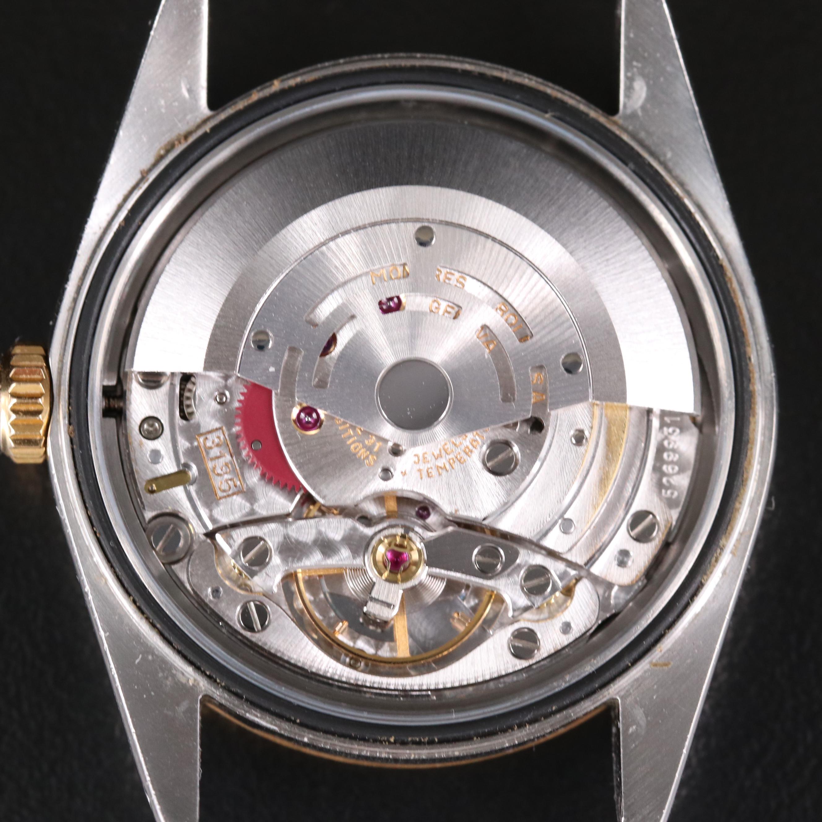 Rolex Datejust 18K Gold and Stainless Steel Automatic Watch, 1989