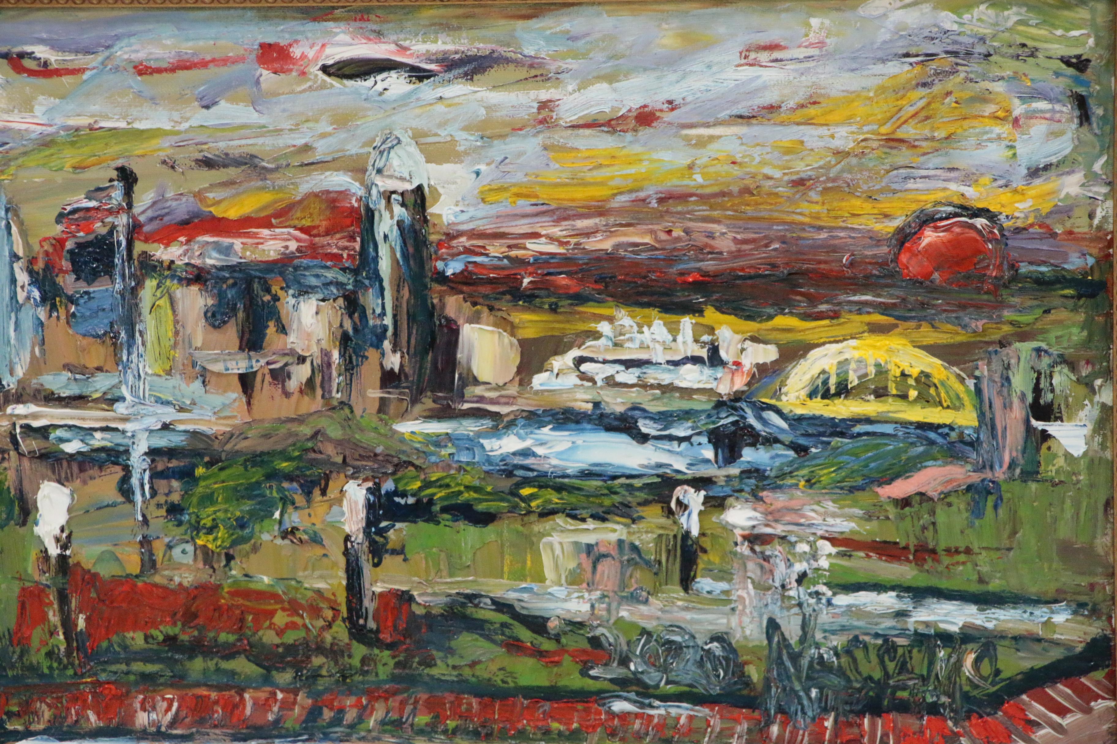 Steve Nassano Oil Painting "View from Devou Park"
