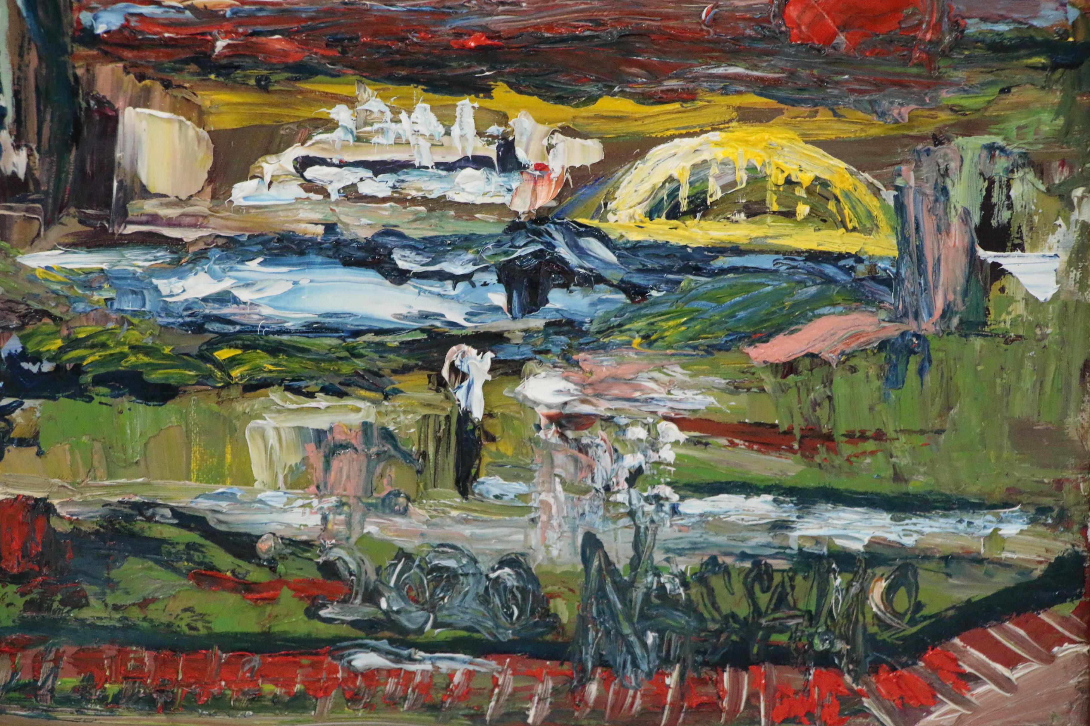 Steve Nassano Oil Painting "View from Devou Park"