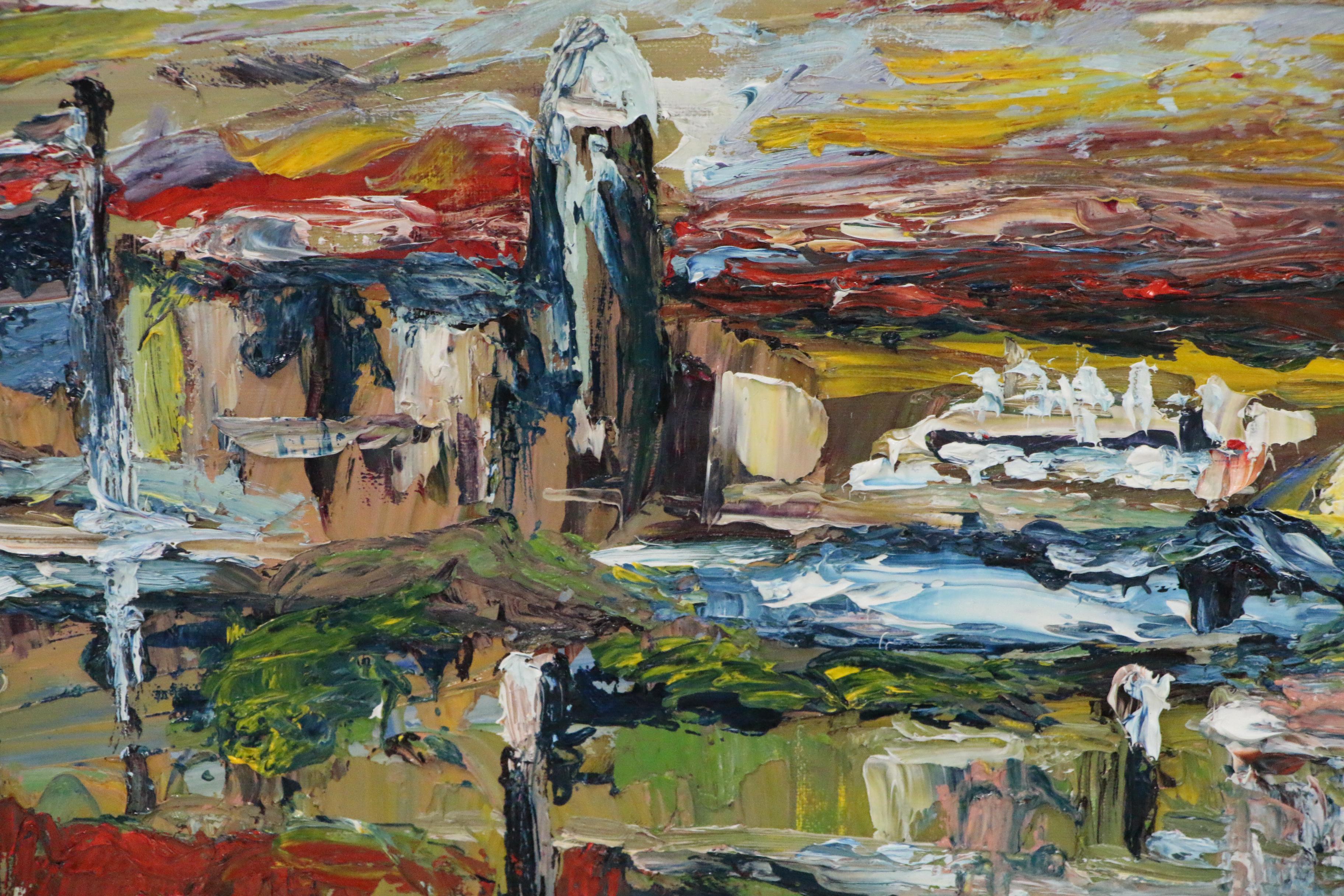 Steve Nassano Oil Painting "View from Devou Park"