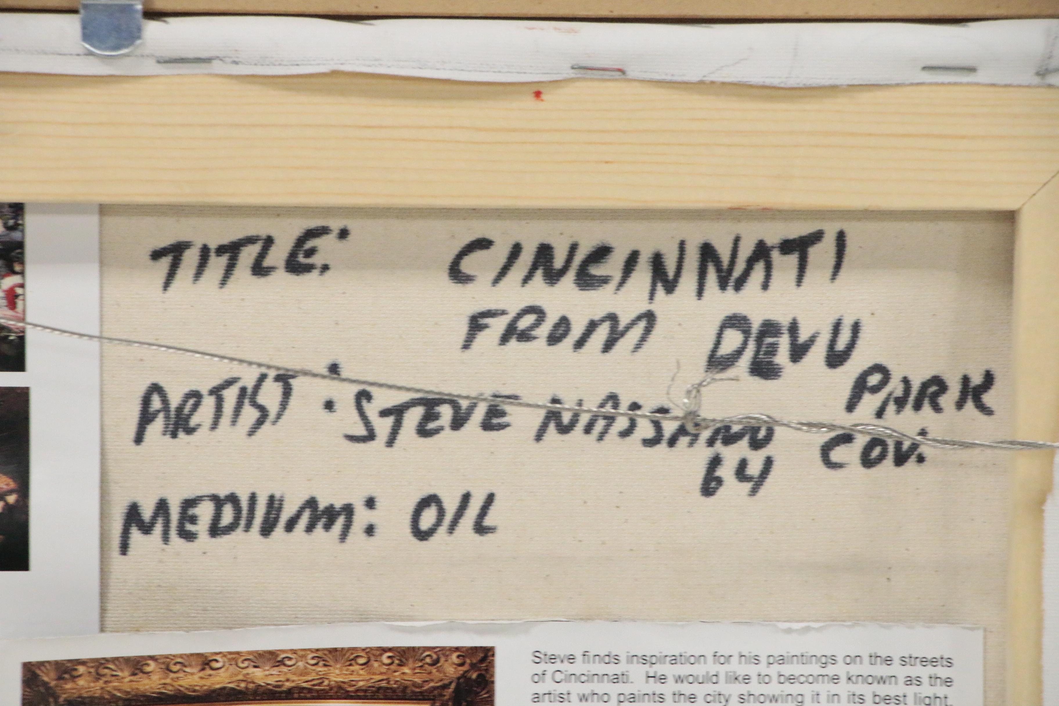 Steve Nassano Oil Painting "View from Devou Park"