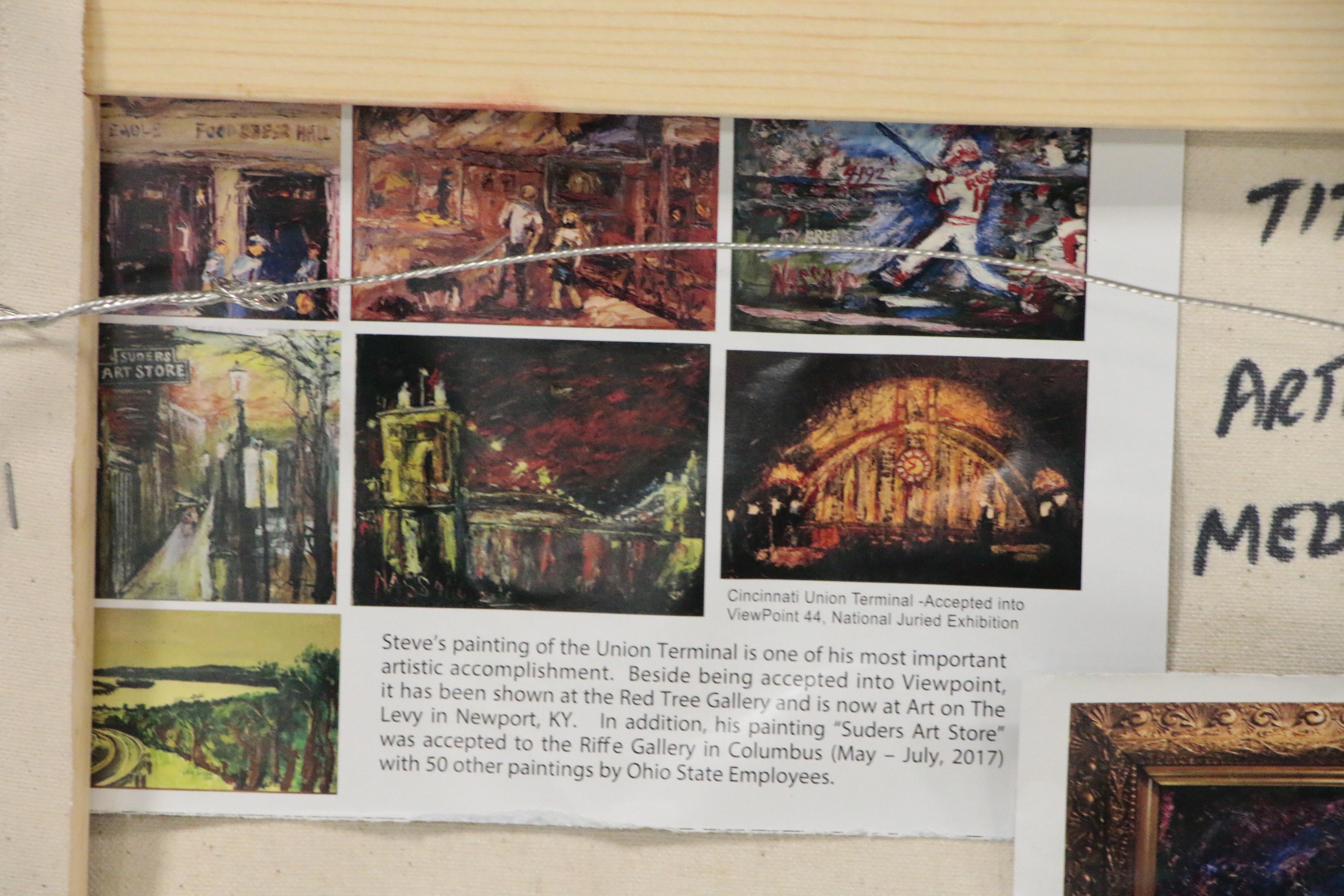 Steve Nassano Oil Painting "View from Devou Park"