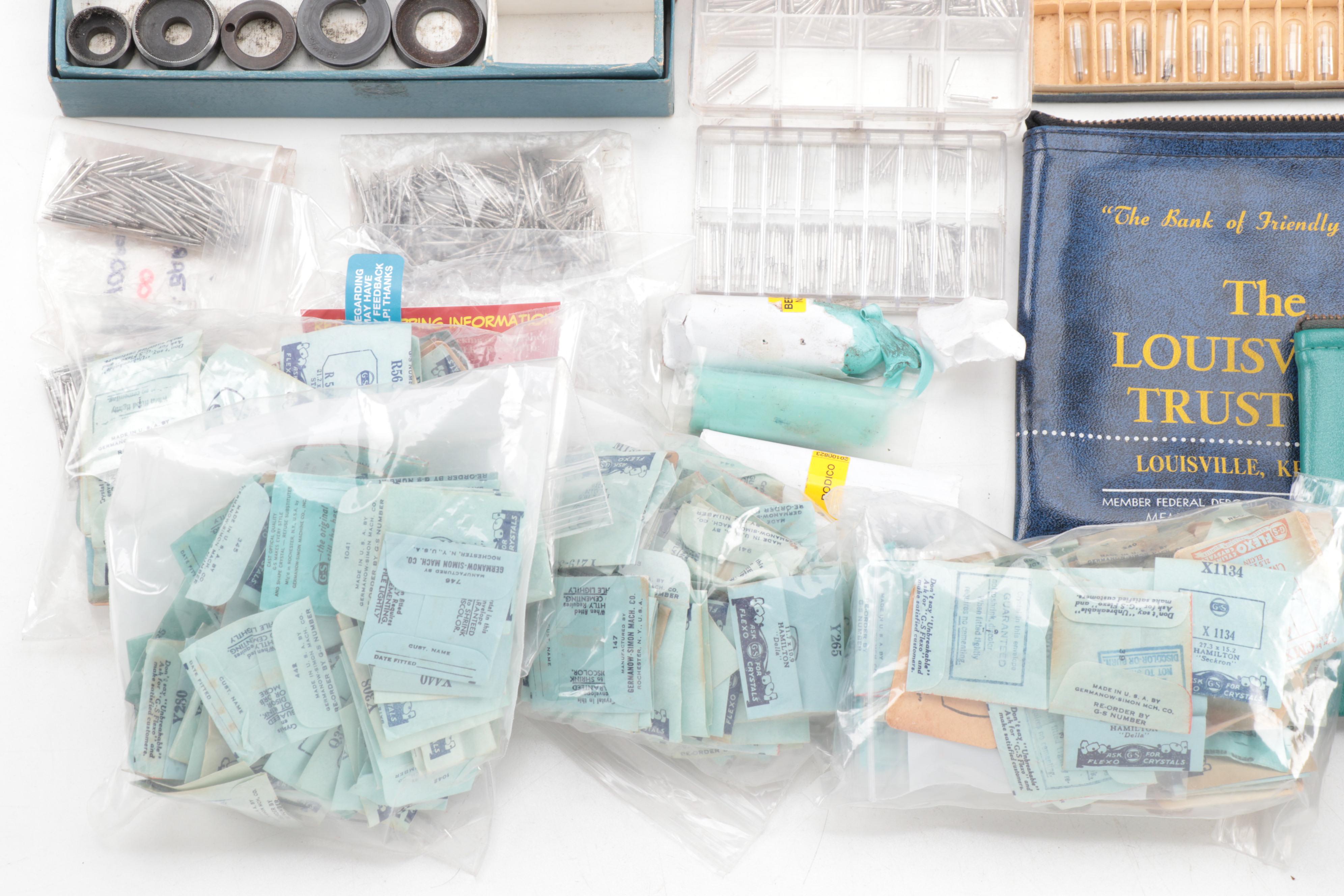 Watchmaking Tools and Parts Including Airco SPT170 Rotary Tool