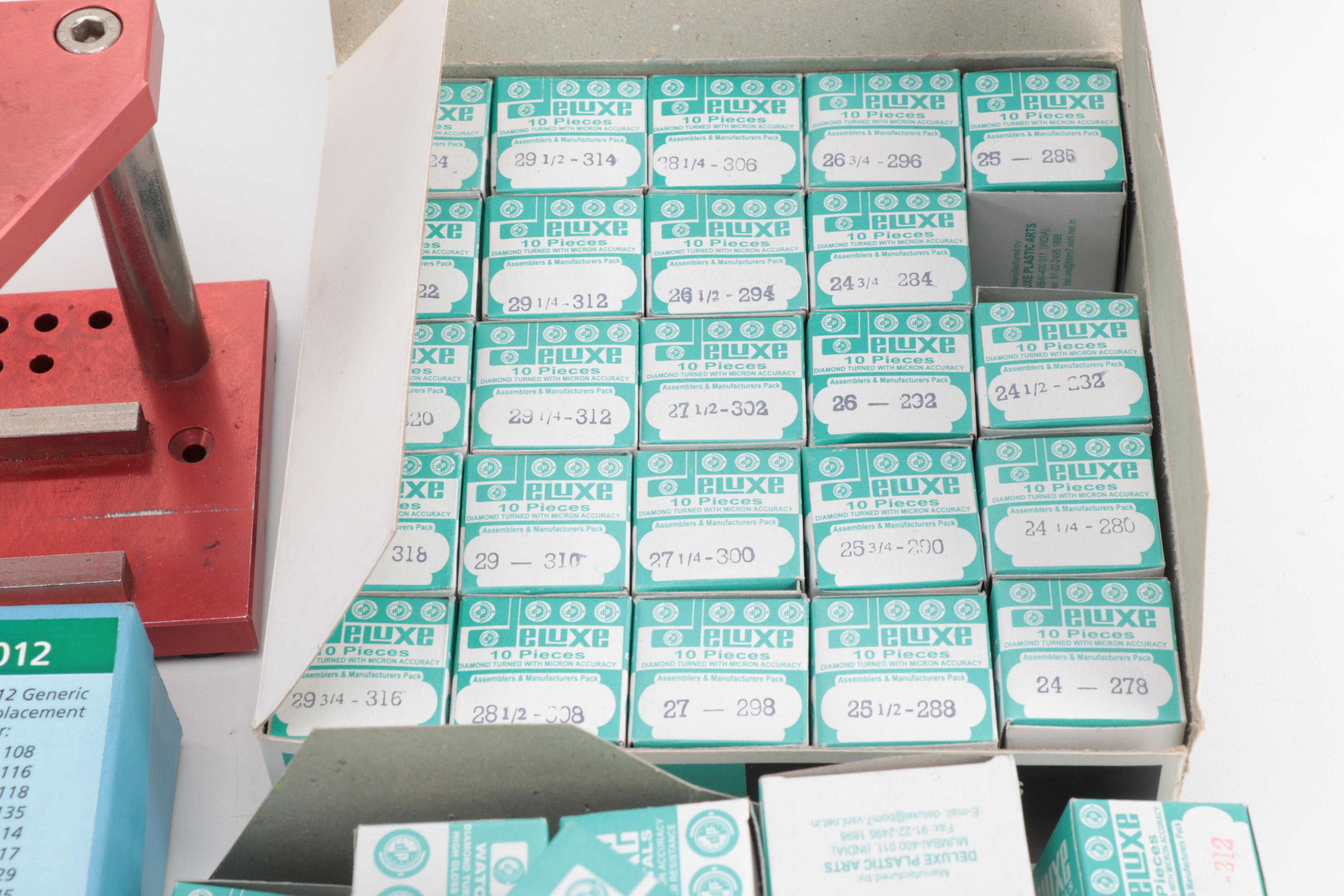 Watchmaking Tools and Parts Including Airco SPT170 Rotary Tool