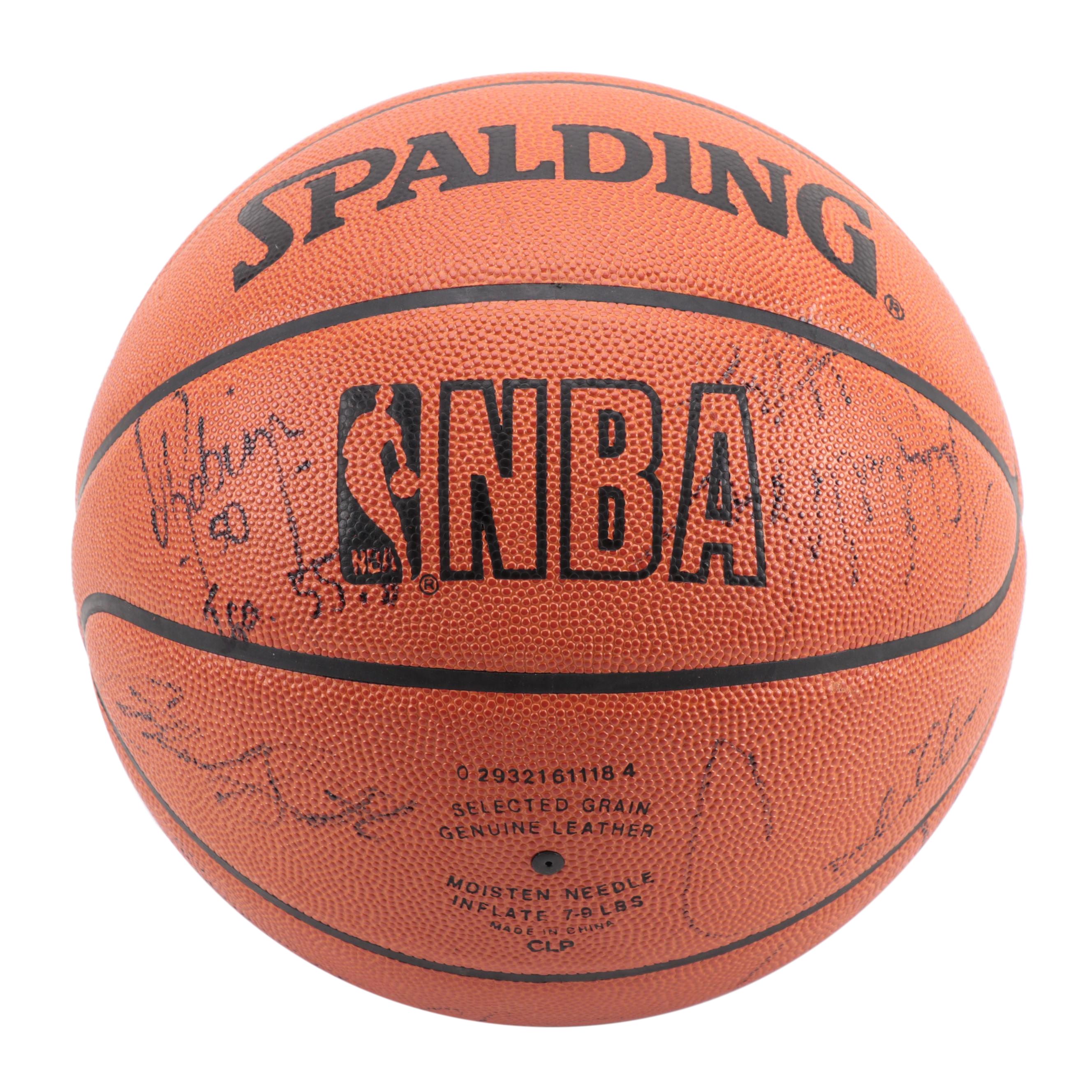 San Antonio Signed Spalding NBA Basketball