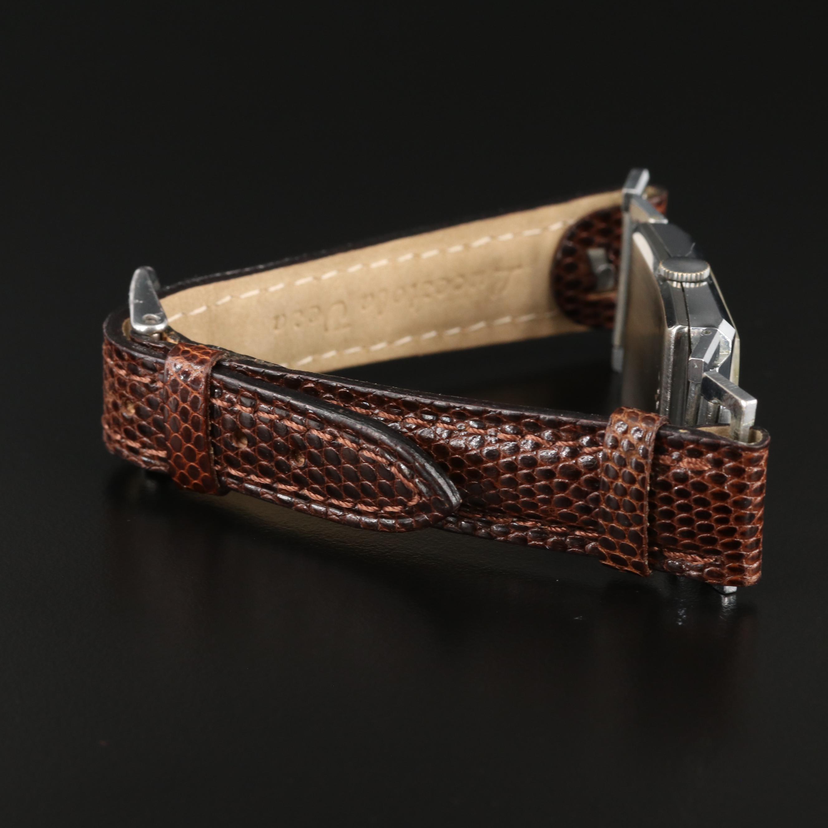 Vintage Rolex Marconi Stainless Steel Stem Wind Watch, Circa 1930