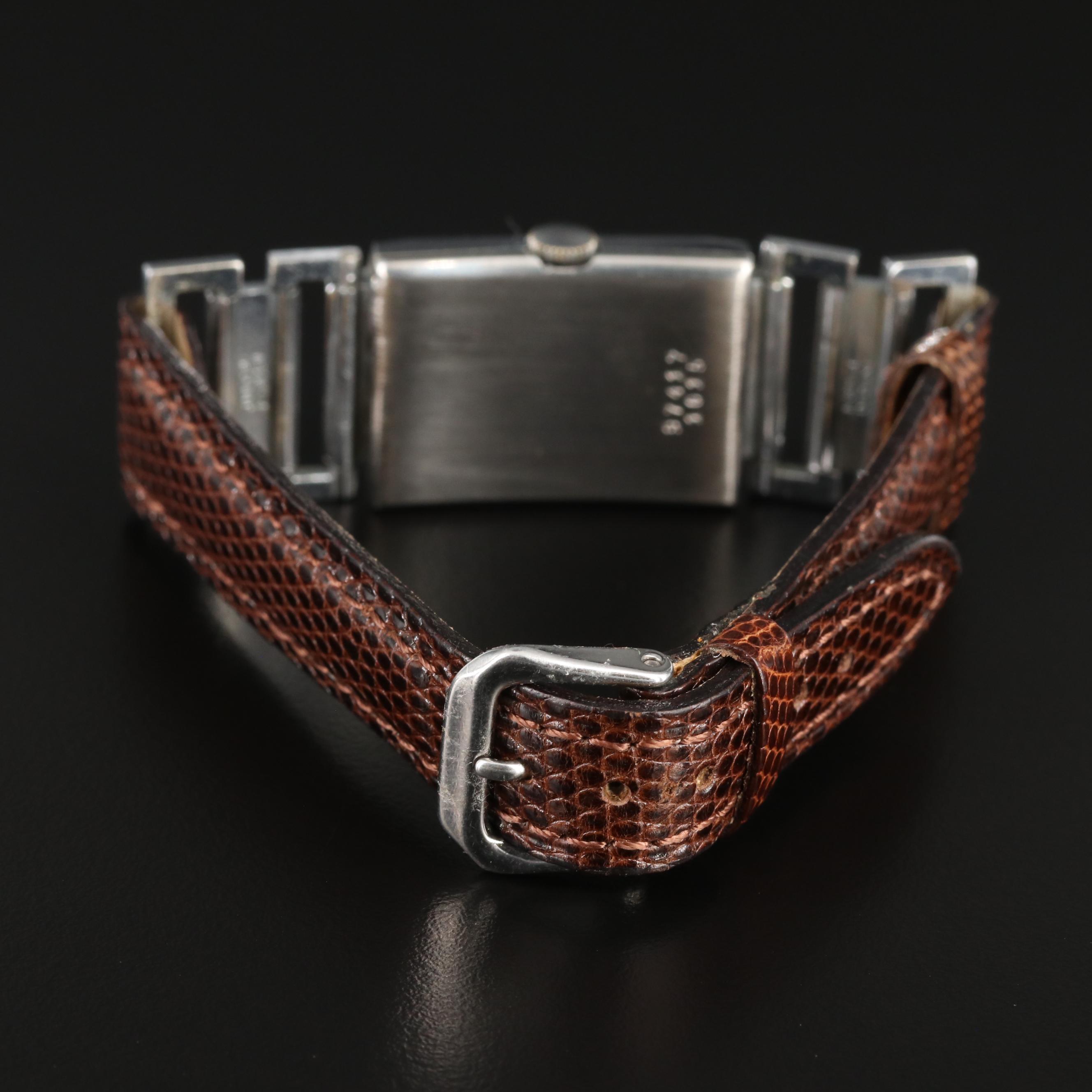 Vintage Rolex Marconi Stainless Steel Stem Wind Watch, Circa 1930