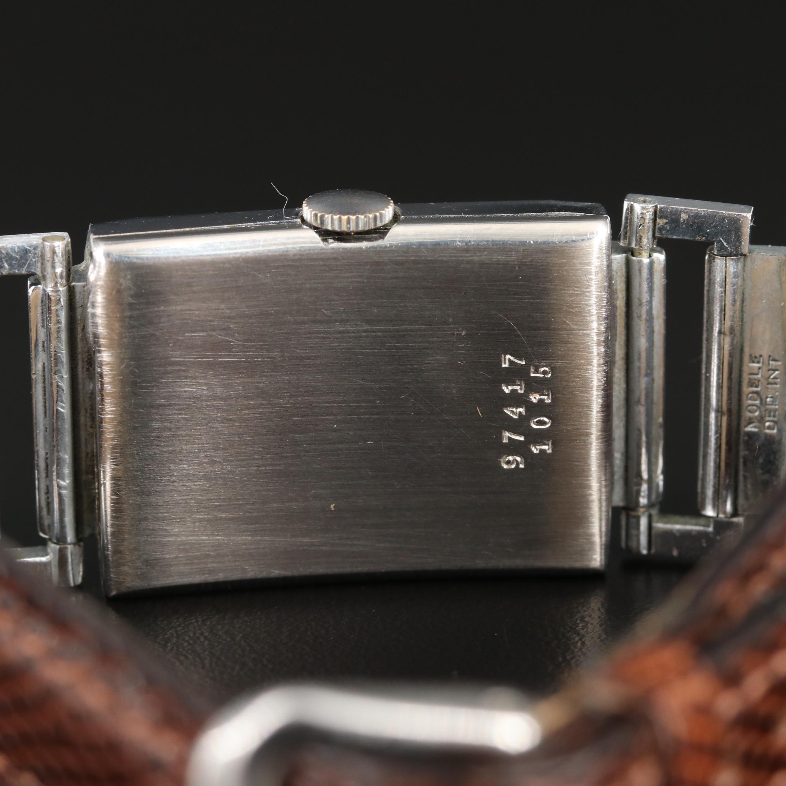 Vintage Rolex Marconi Stainless Steel Stem Wind Watch, Circa 1930