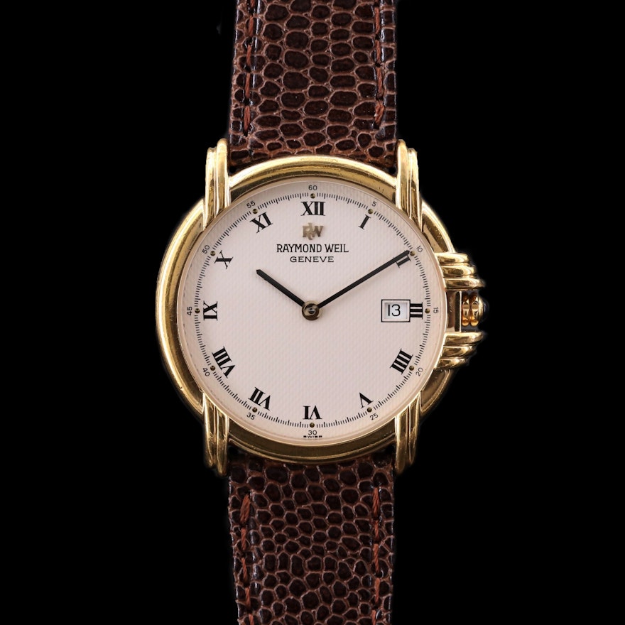 Raymond Weil Gold Tone Quartz Wristwatch