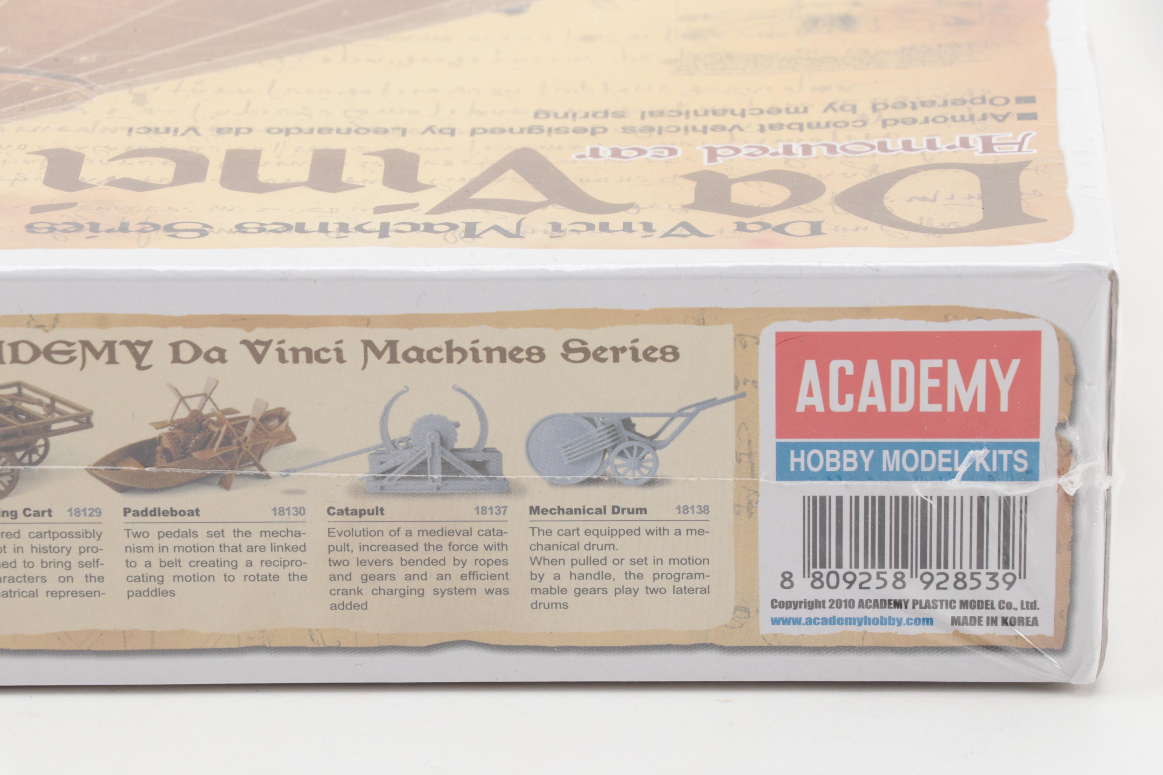 K’Nex Bridges and Value Tub, Academy Da Vinci Car, with Sidecar Erector Kit