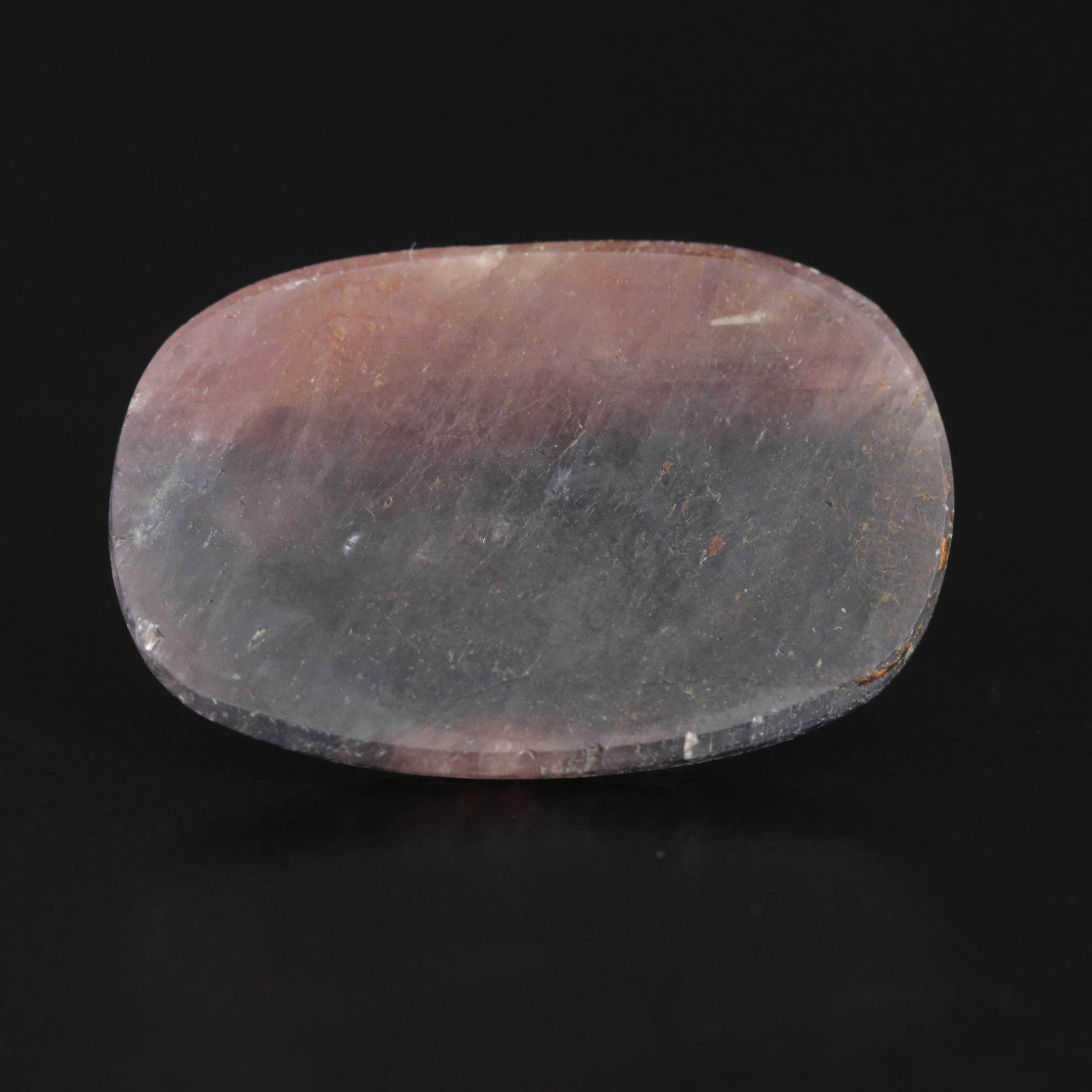 Loose 40.66 CT Oval Rose Faceted Corundum