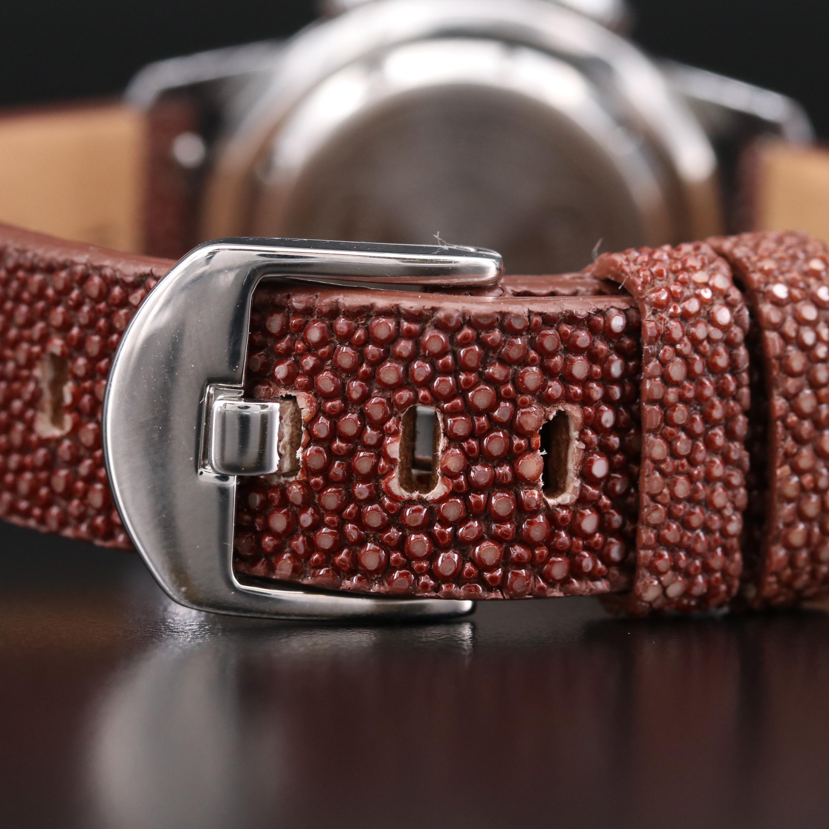 Vintage Enicar Ultrasonic Stainless Steel Stem Wind Alarm Watch