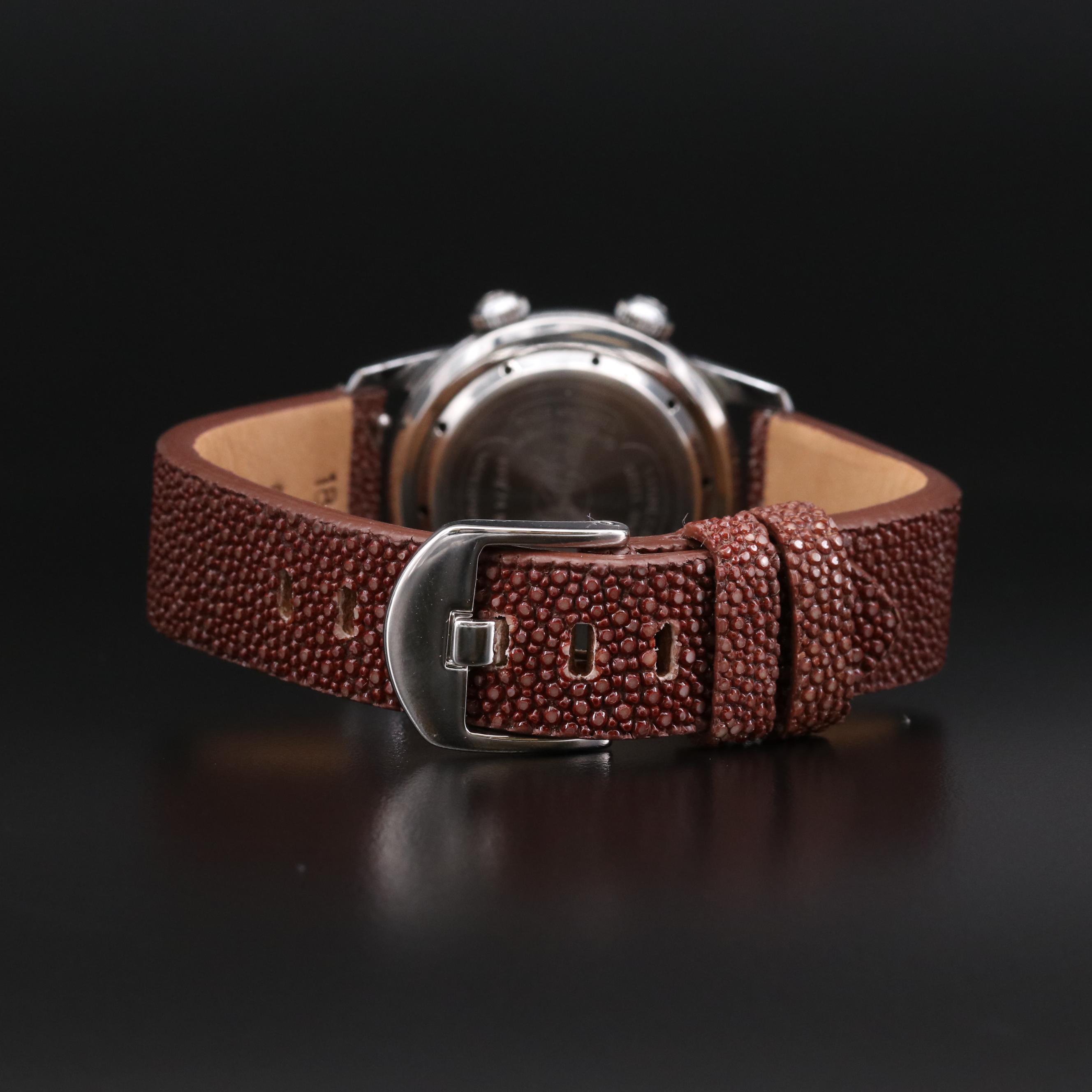 Vintage Enicar Ultrasonic Stainless Steel Stem Wind Alarm Watch