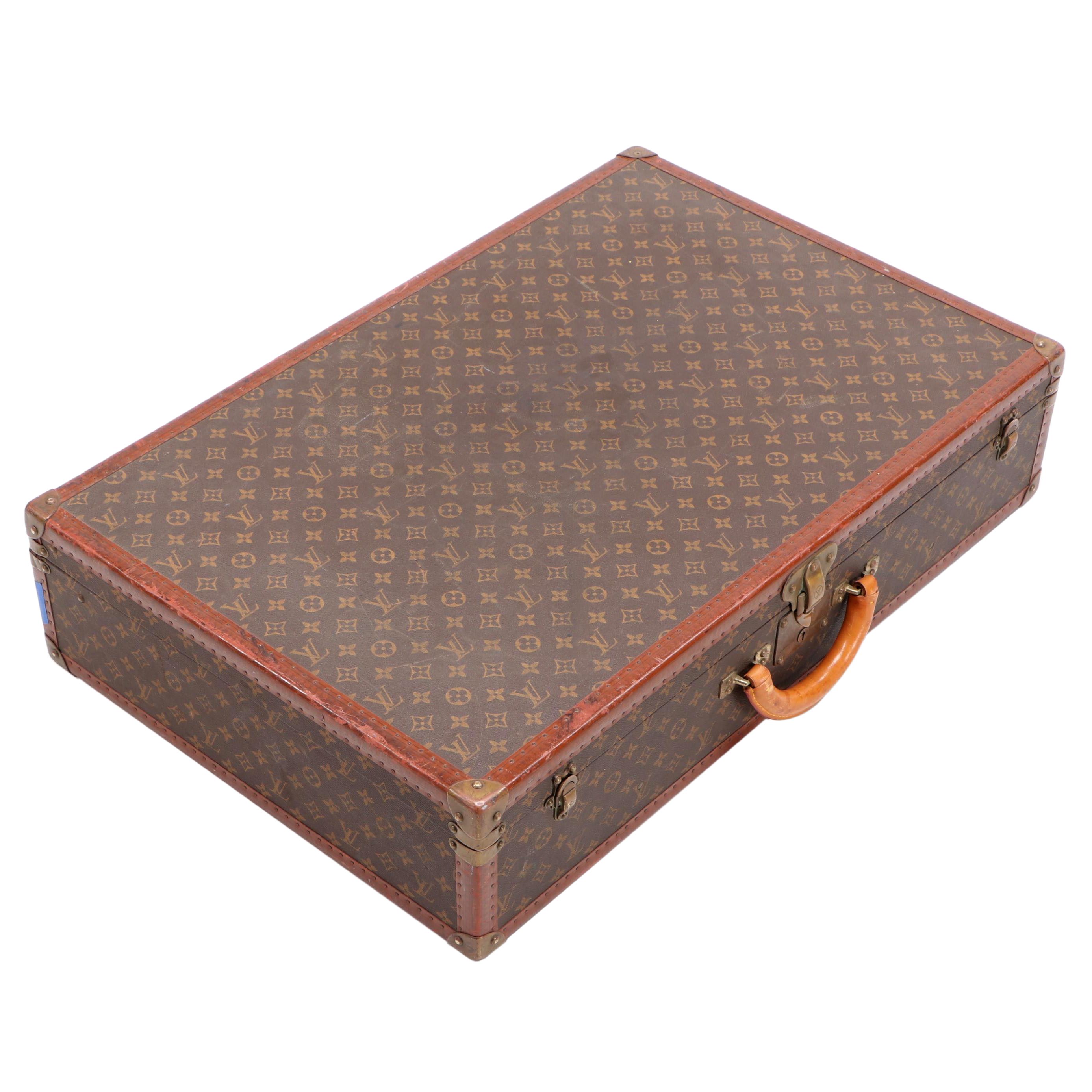 Louis Vuitton Bisten 80 Suitcase in Monogram Canvas and Leather, circa 1960
