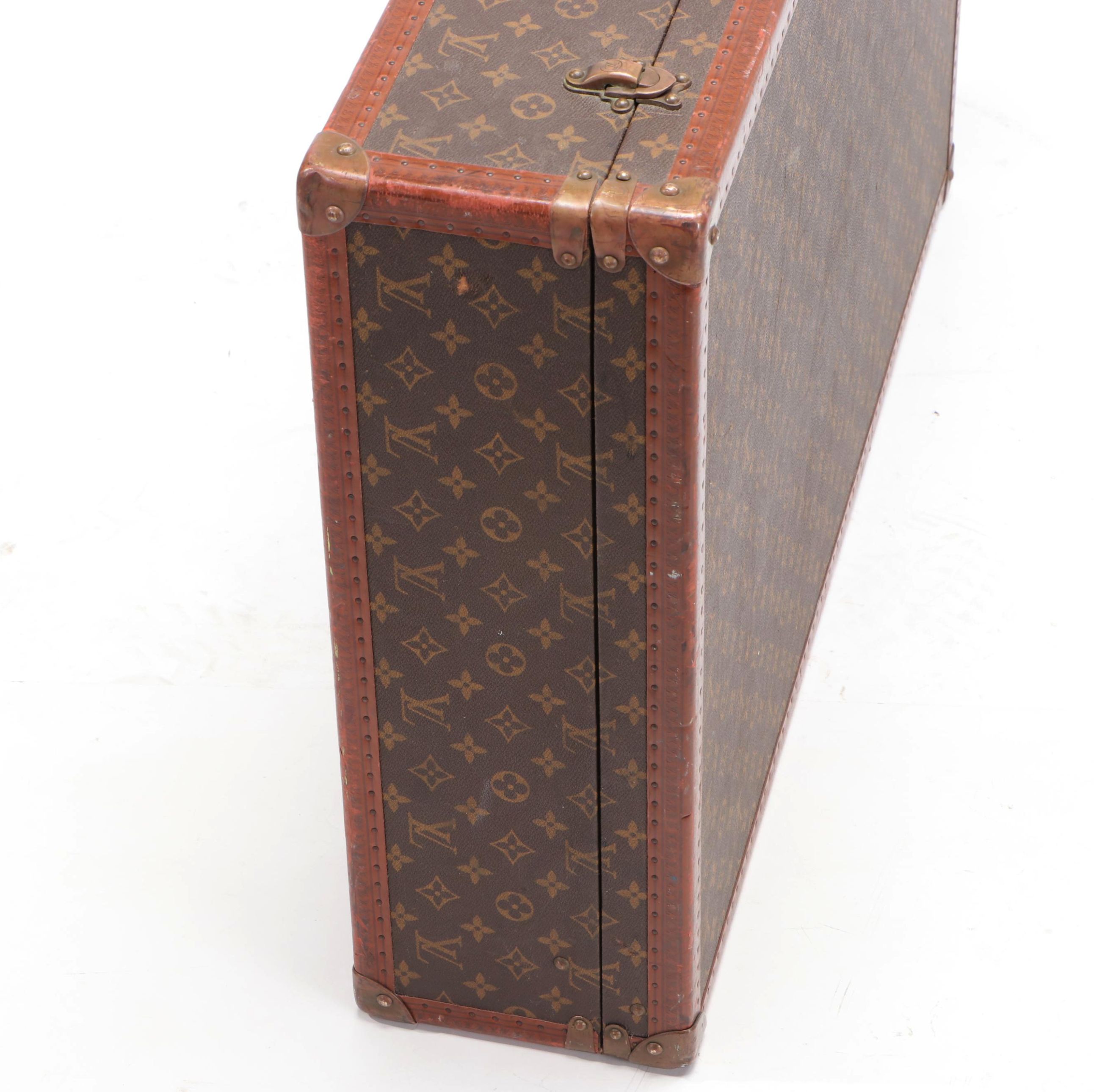 Louis Vuitton Bisten 80 Suitcase in Monogram Canvas and Leather, circa 1960