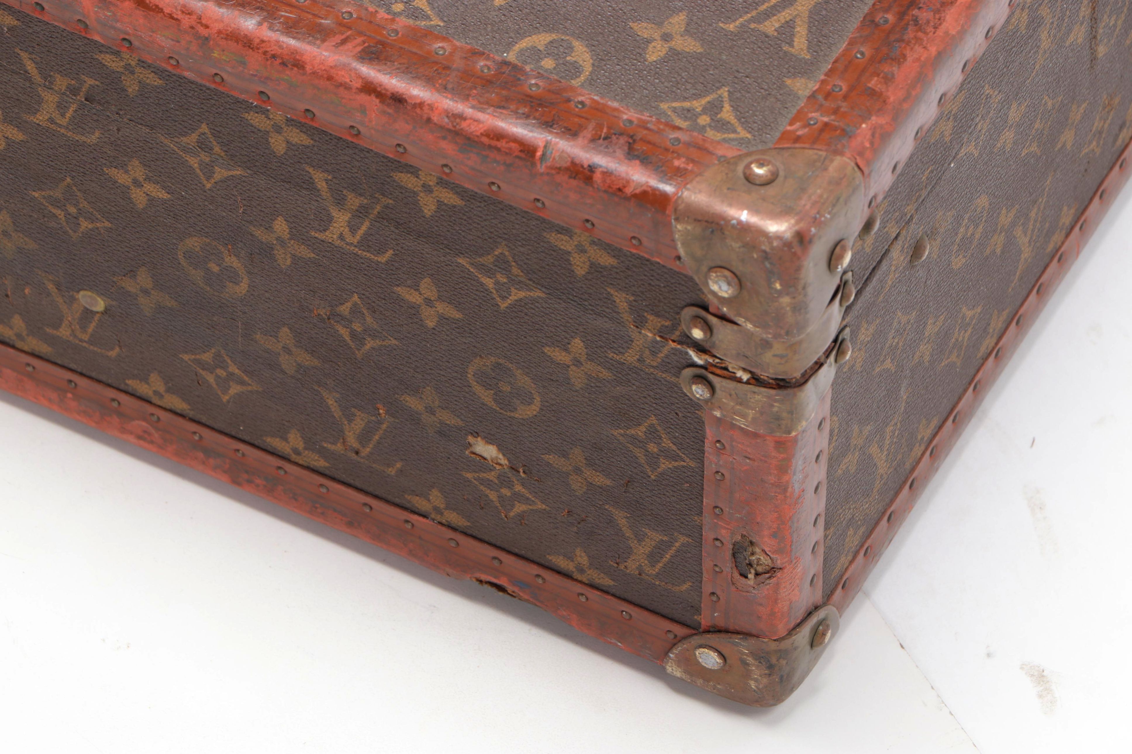 Louis Vuitton Bisten 80 Suitcase in Monogram Canvas and Leather, circa 1960