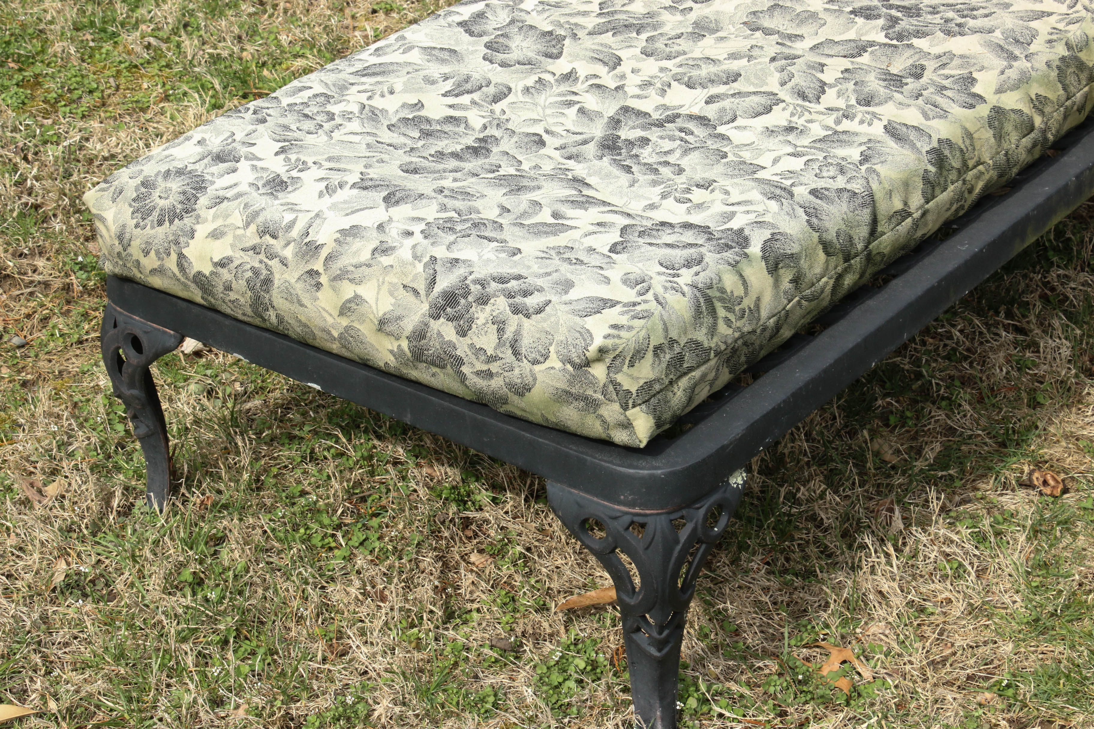 Meadowcraft Style Wrought Iron Outdoor Lounge Chairs