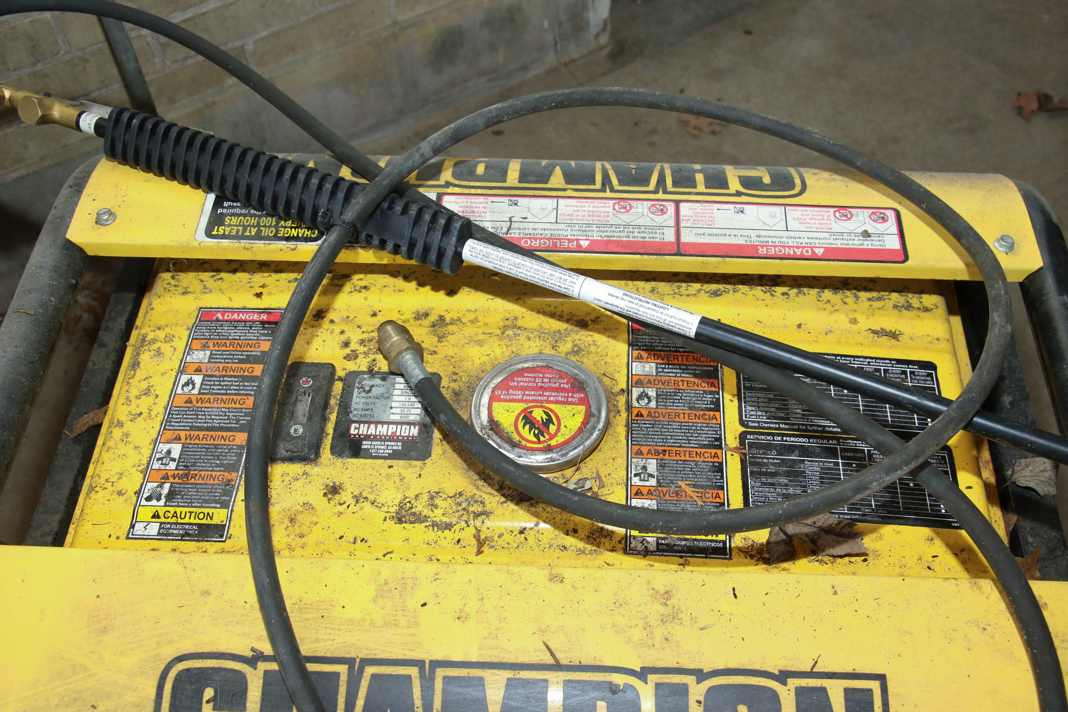 Champion 6000 Gas-Powered Portable Generator