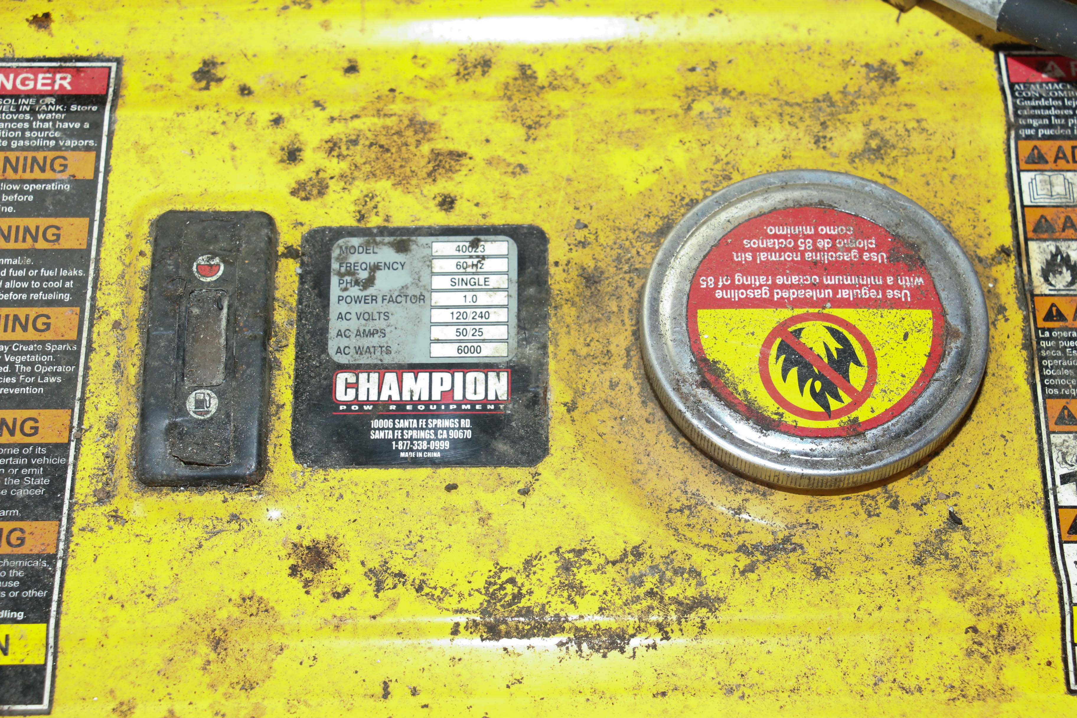 Champion 6000 Gas-Powered Portable Generator