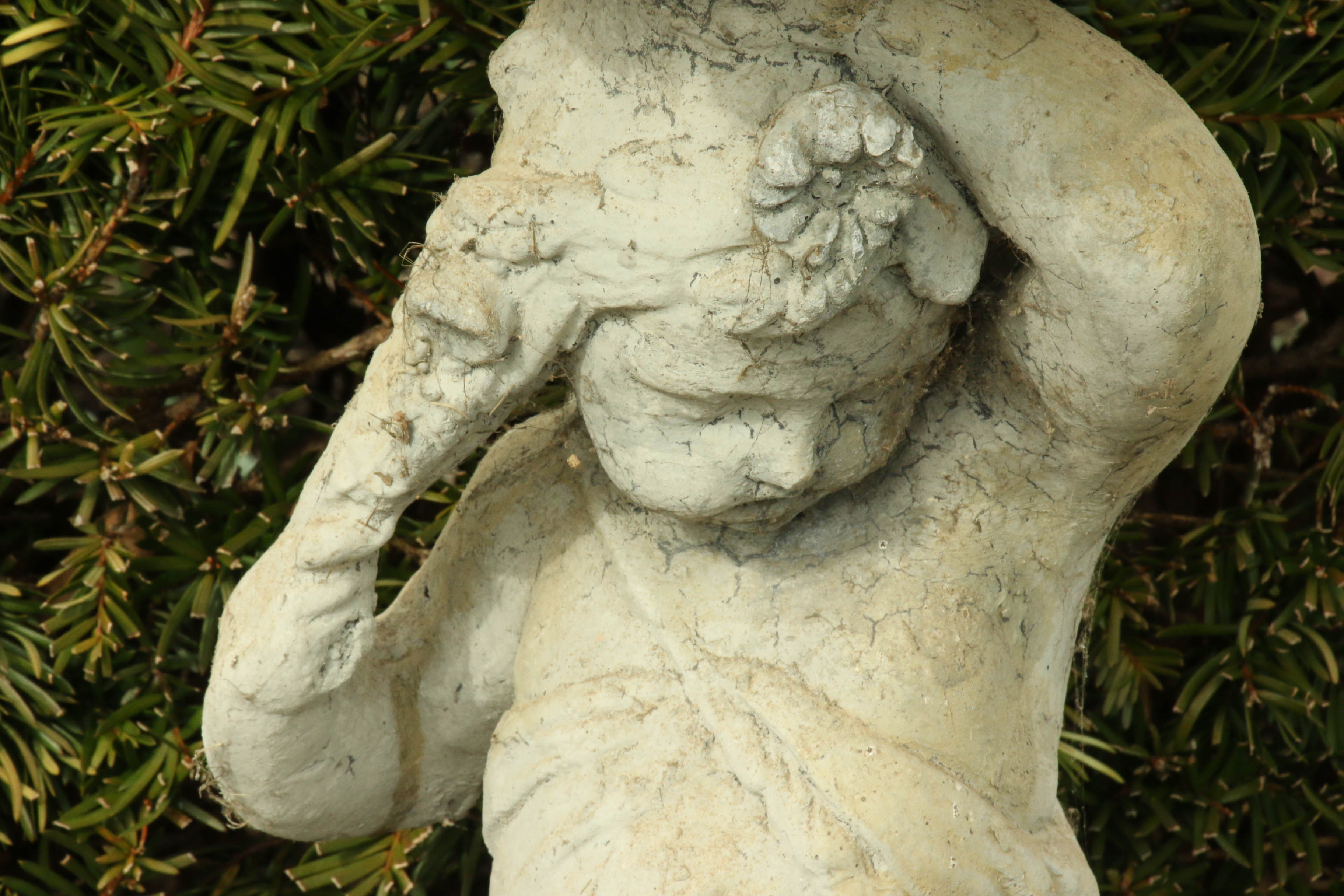 Cherub Bird Bath and Concrete Garden Statues