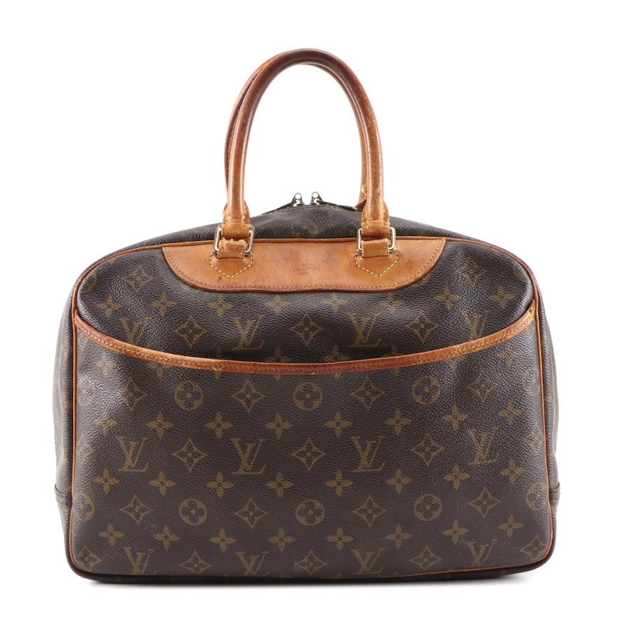 Louis Vuitton Trouville Travel Bag in Monogram Canvas and Leather