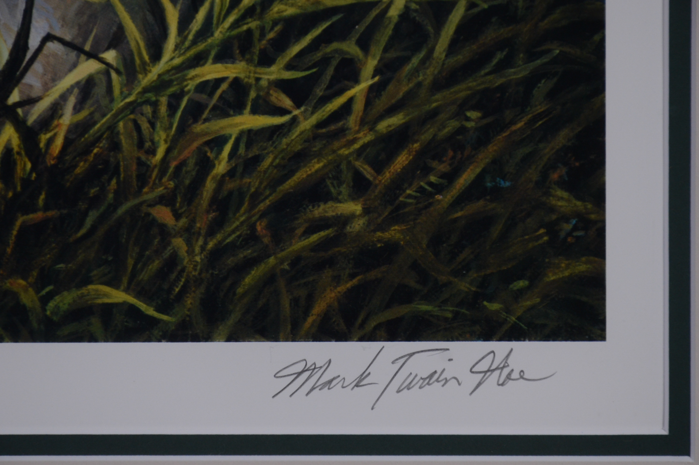 Mark Twain Noe Offset Lithograph "Cherished Moment"