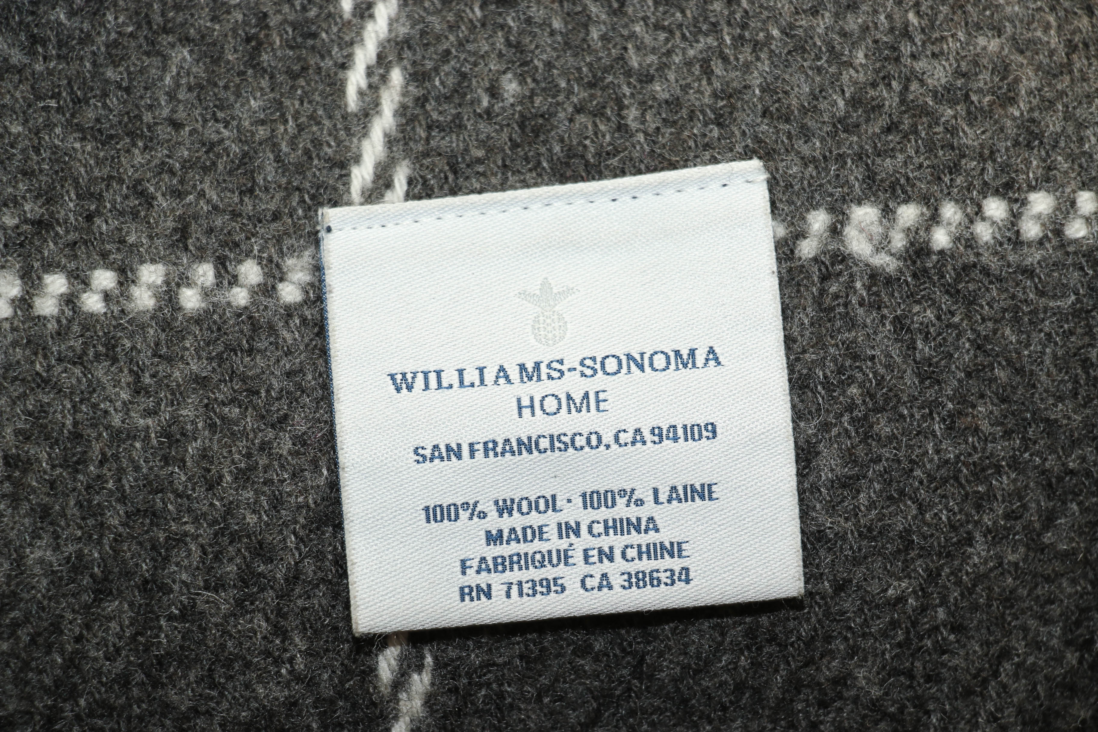 Tufted Upholstered Bench, Decorative Pillows and Throw Blankets