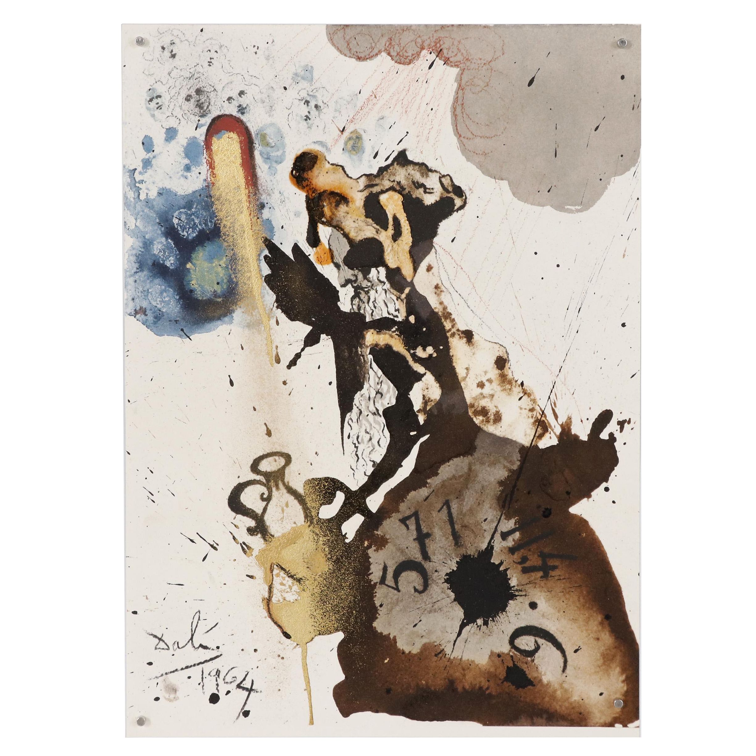 Salvador Dali Lithograph from "Biblia Sacra", 1969