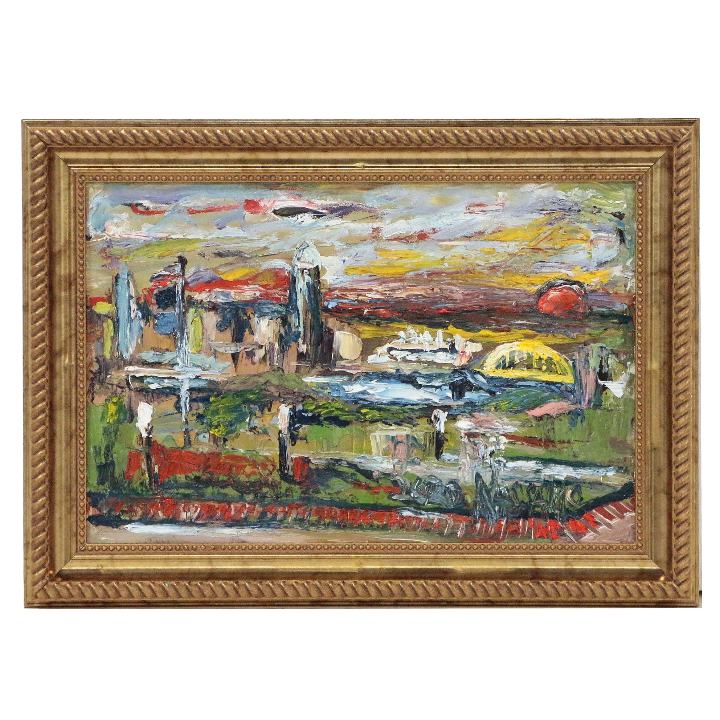 Steve Nassano Oil Painting "View from Devou Park"