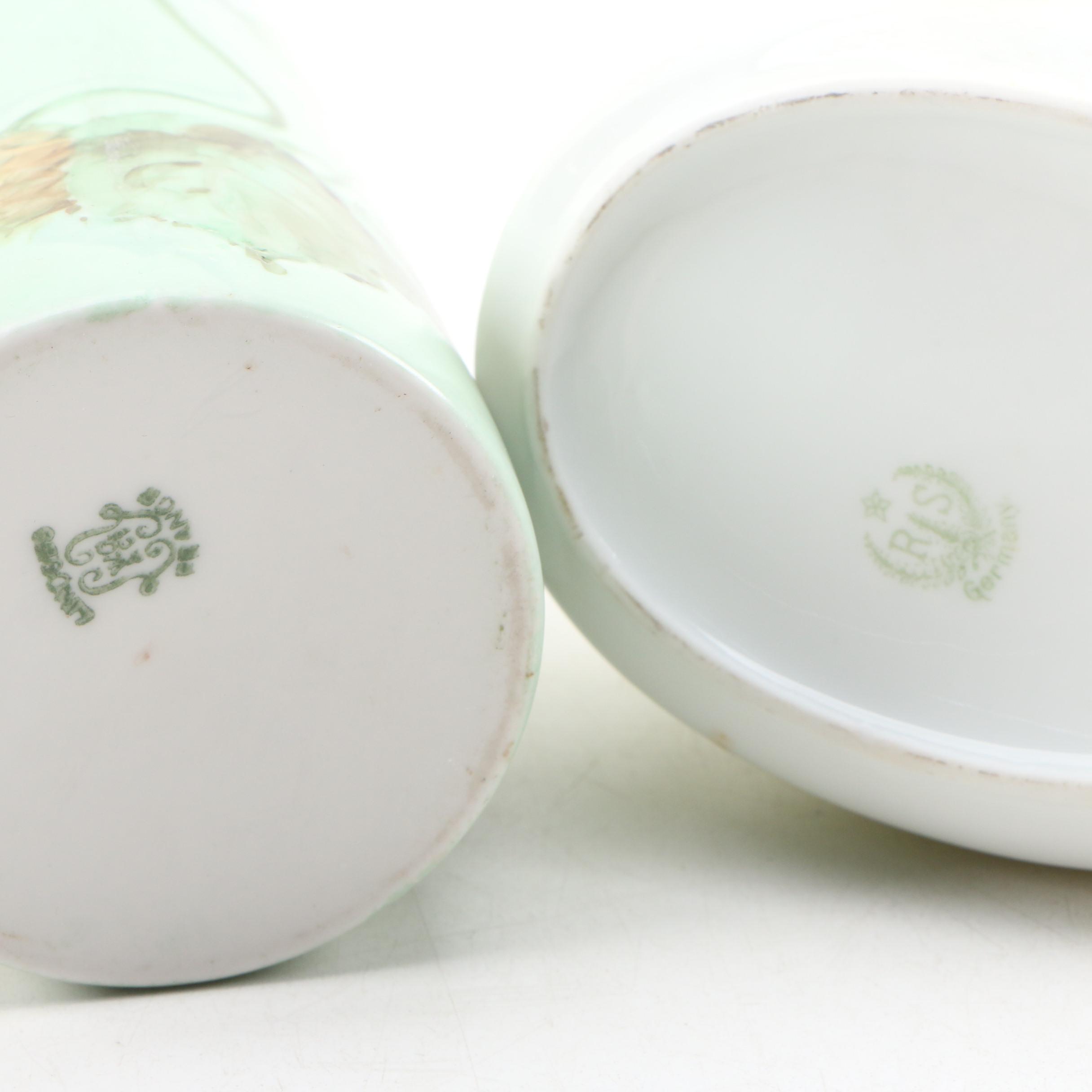 John Maddock & Sons Salad Plates with Théodore Haviland Ramekins and More