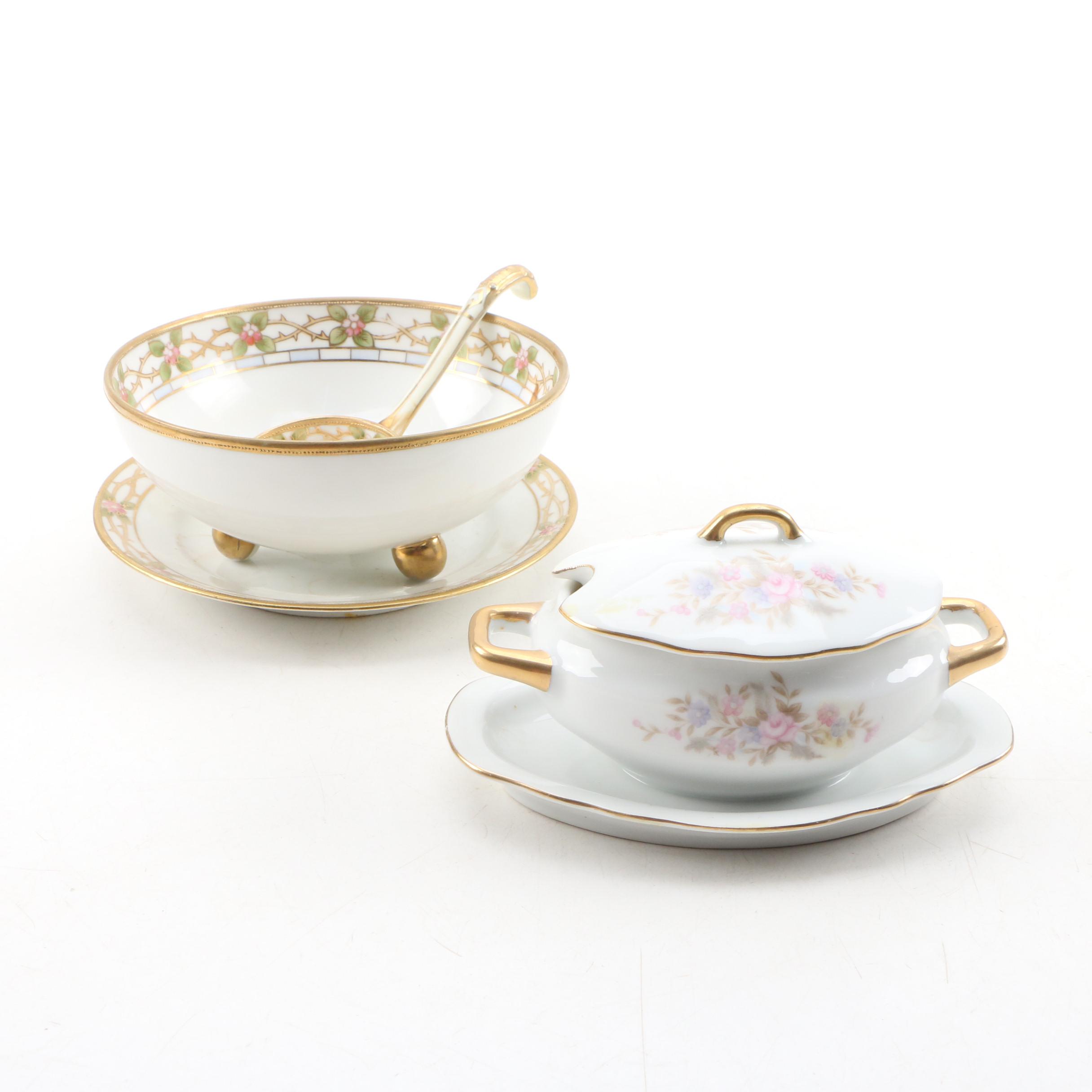 John Maddock & Sons Salad Plates with Théodore Haviland Ramekins and More