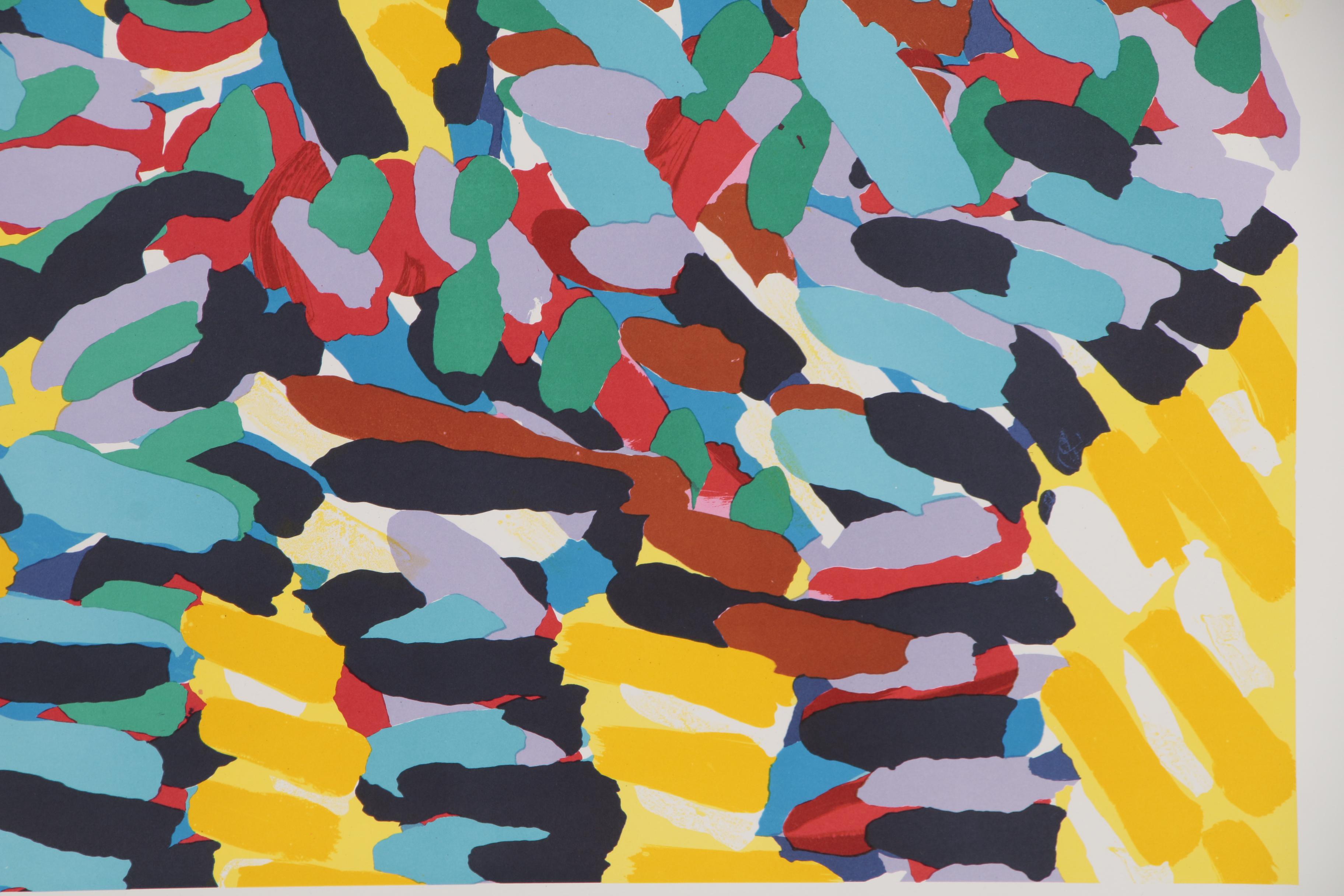 Karel Appel Color Lithograph "Bull Dog" from "Ten by Appel" Suite, 1978