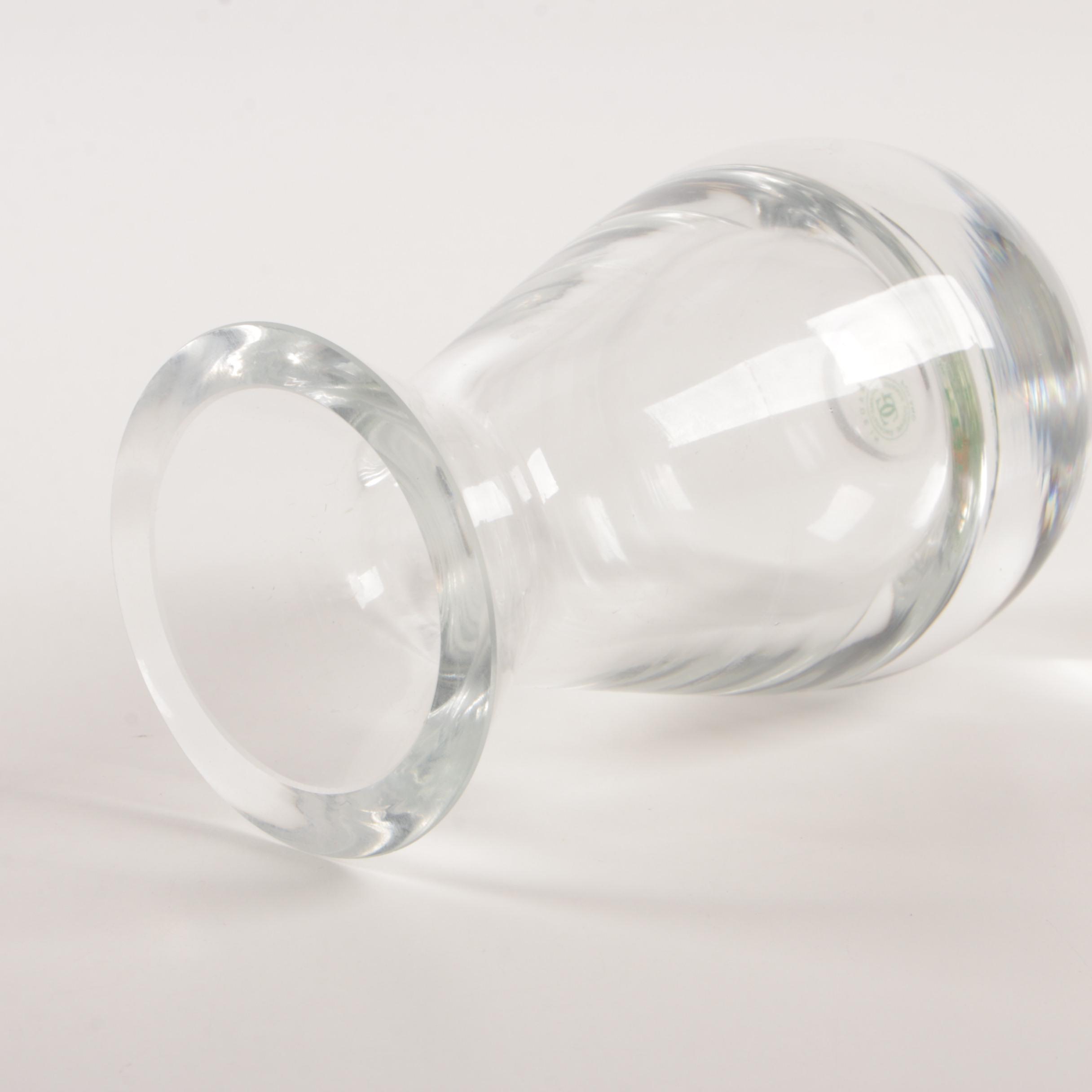 Leonardo Orange Glass "Swing" Vase, Eighteen Karat "Slush" Vases and Other Vases