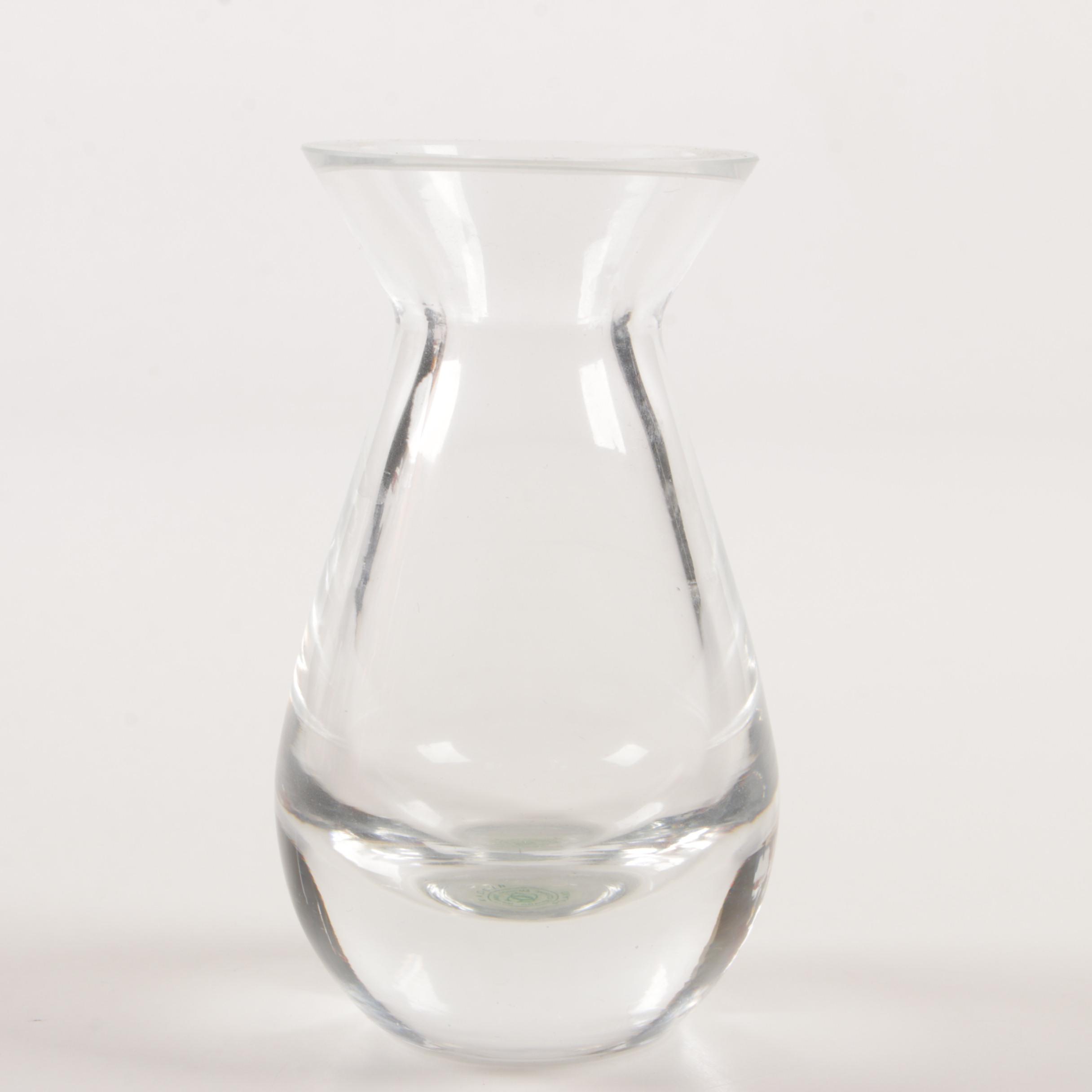 Leonardo Orange Glass "Swing" Vase, Eighteen Karat "Slush" Vases and Other Vases