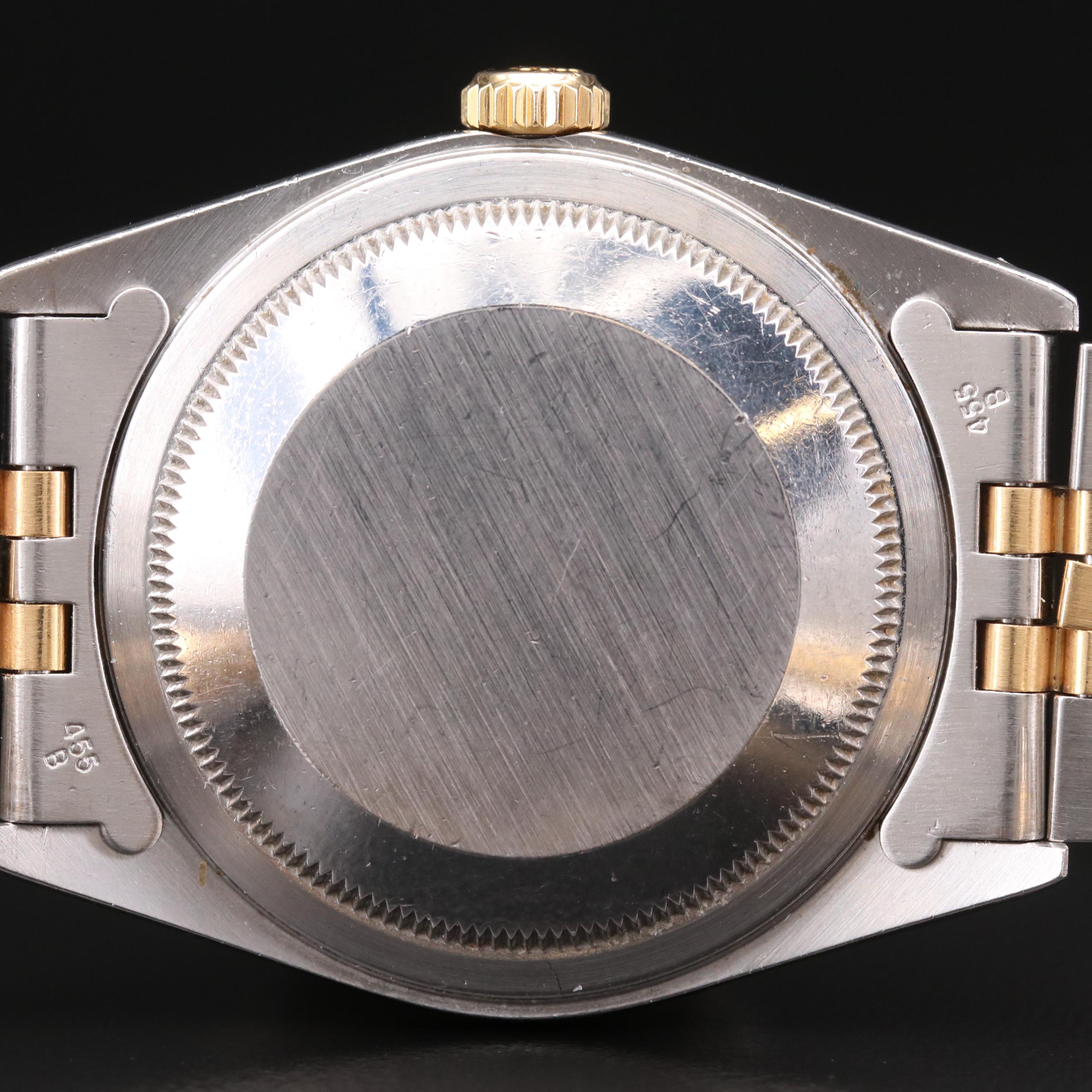 Rolex Datejust 18K Gold and Stainless Steel Automatic Watch, 1989